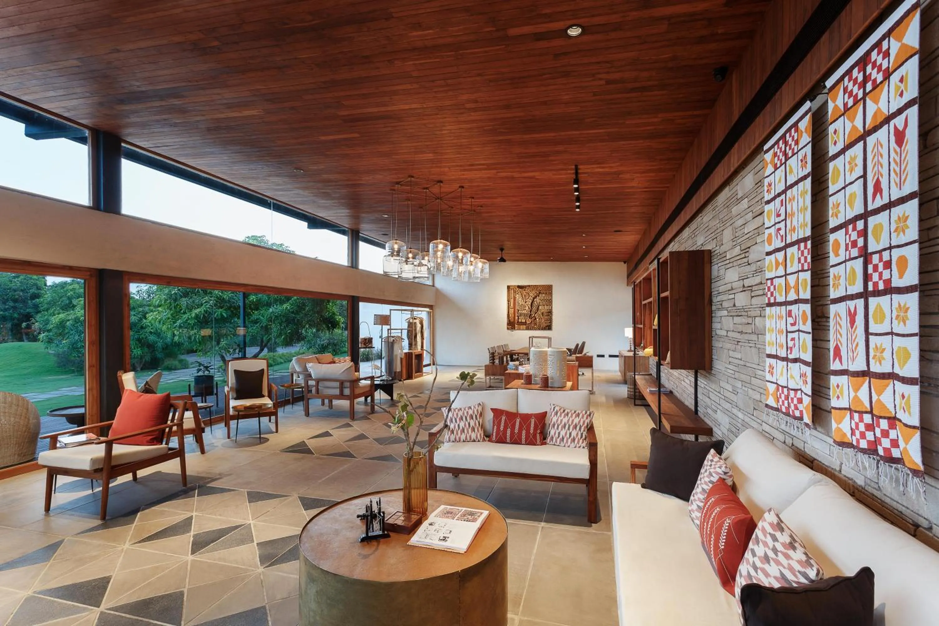 Living room in Woods at Sasan