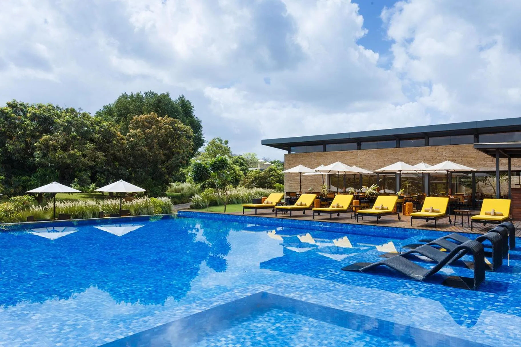 Swimming pool in Woods at Sasan