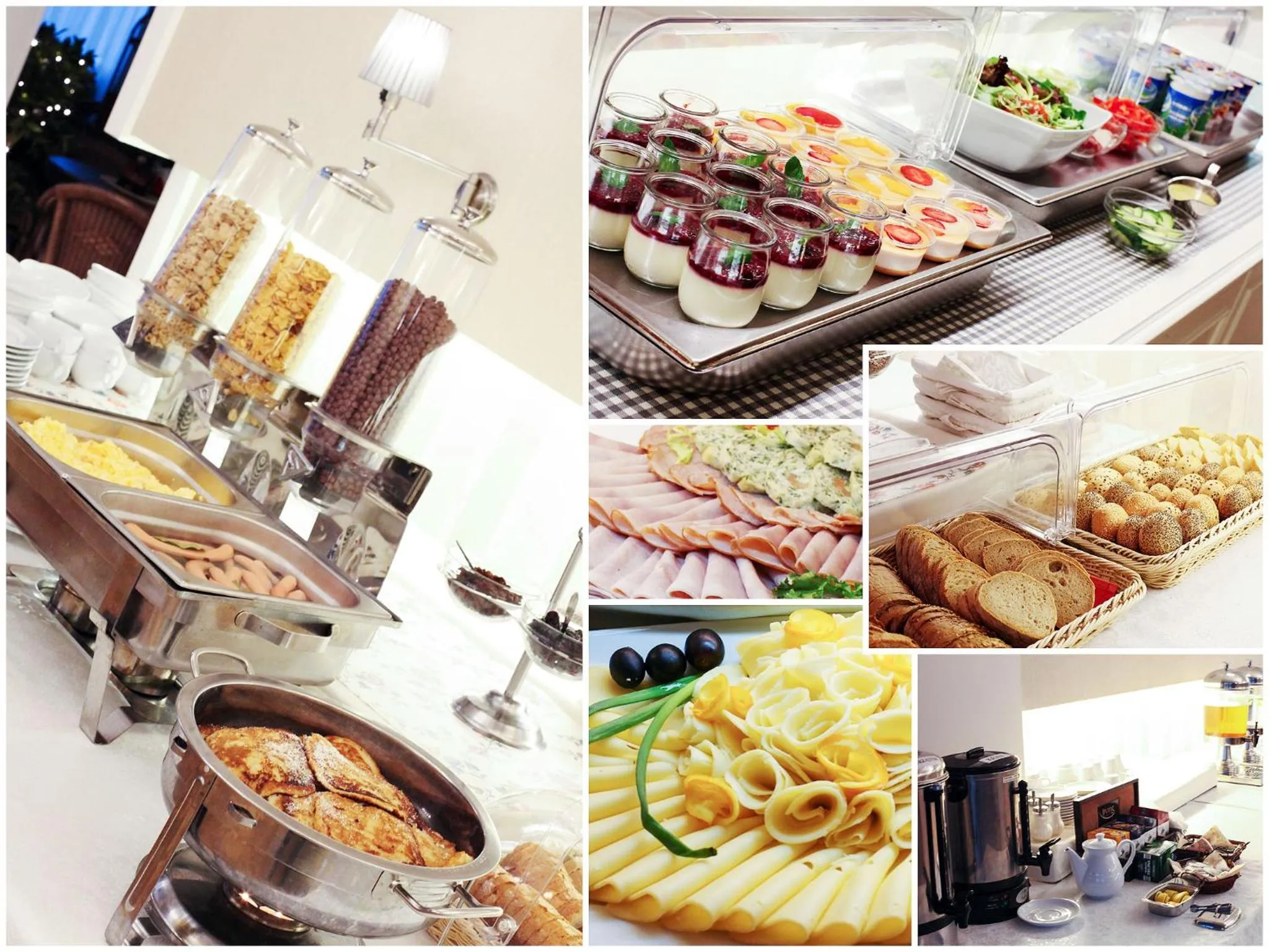 Buffet breakfast in Villa Barbara