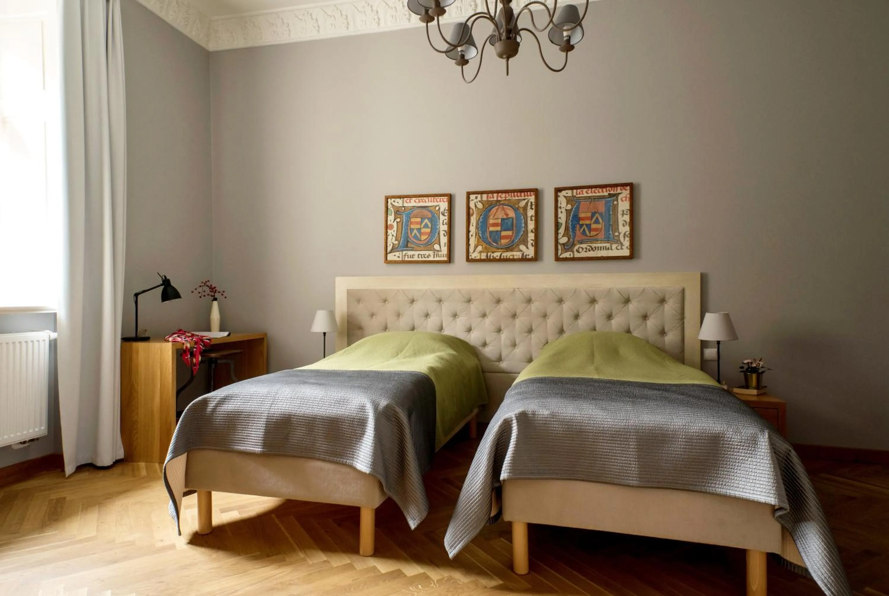 Bed in Belle Epoque Residence