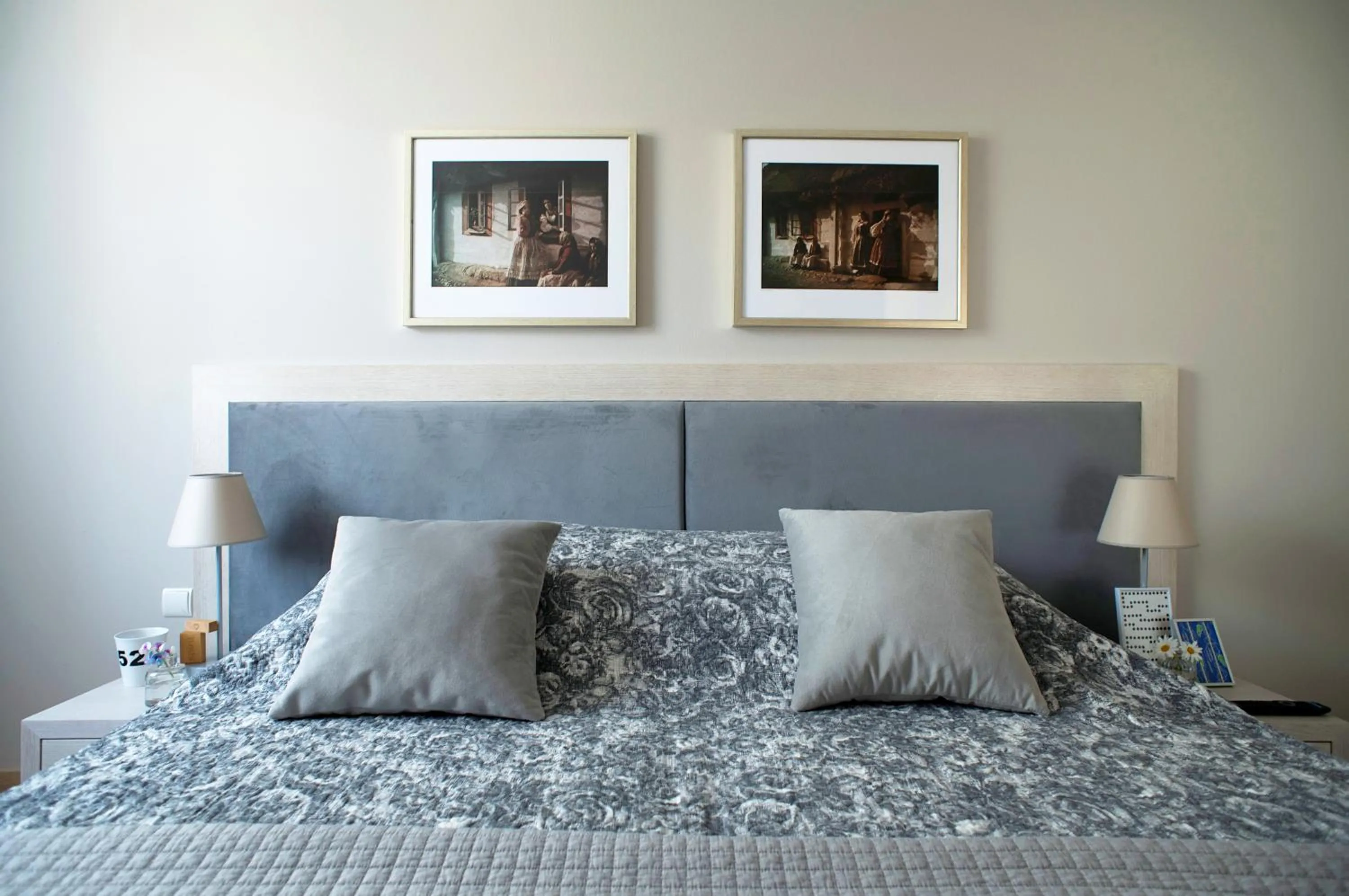 Bed in Belle Epoque Residence