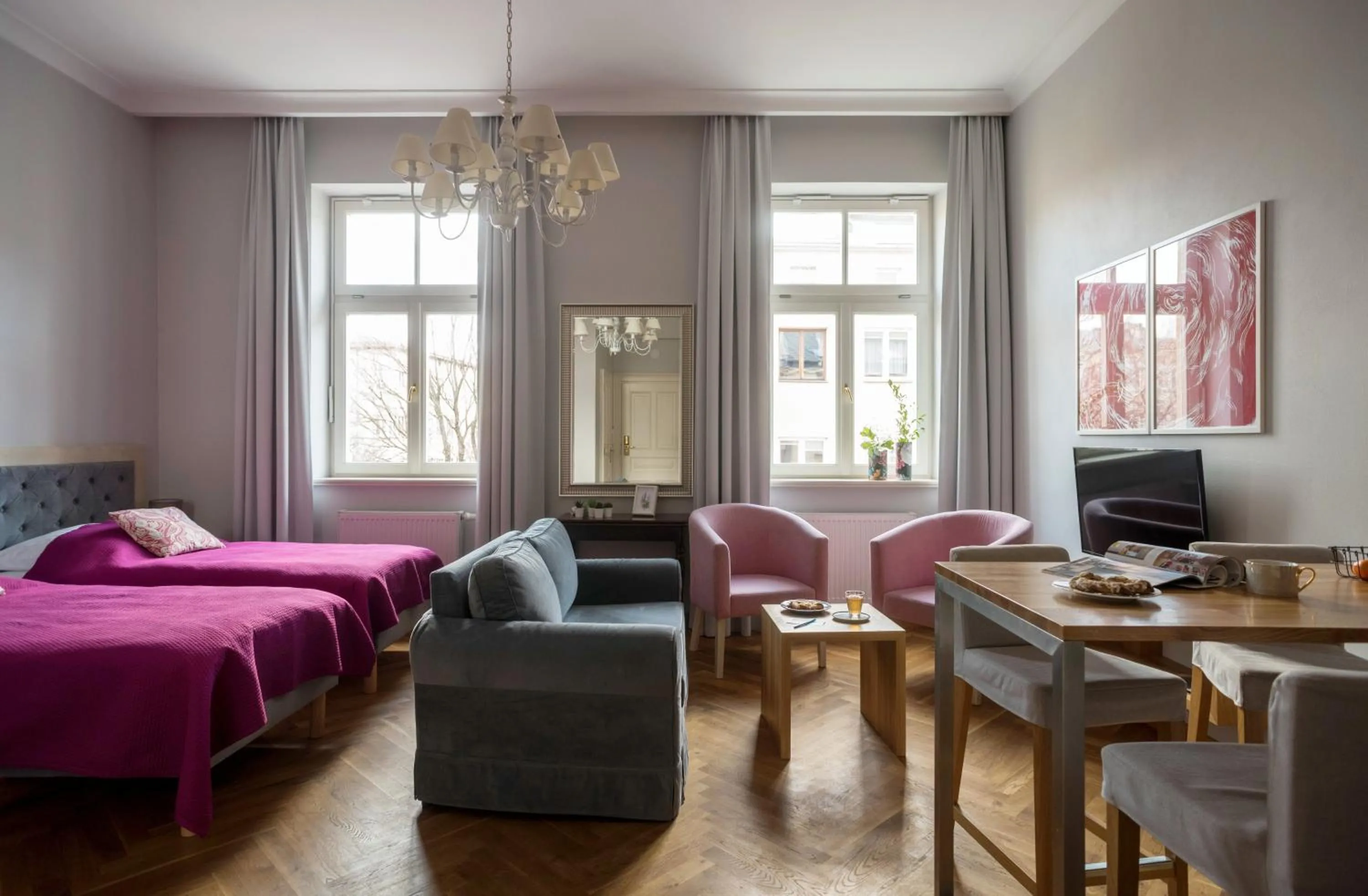 TV and multimedia, Bed in Belle Epoque Residence