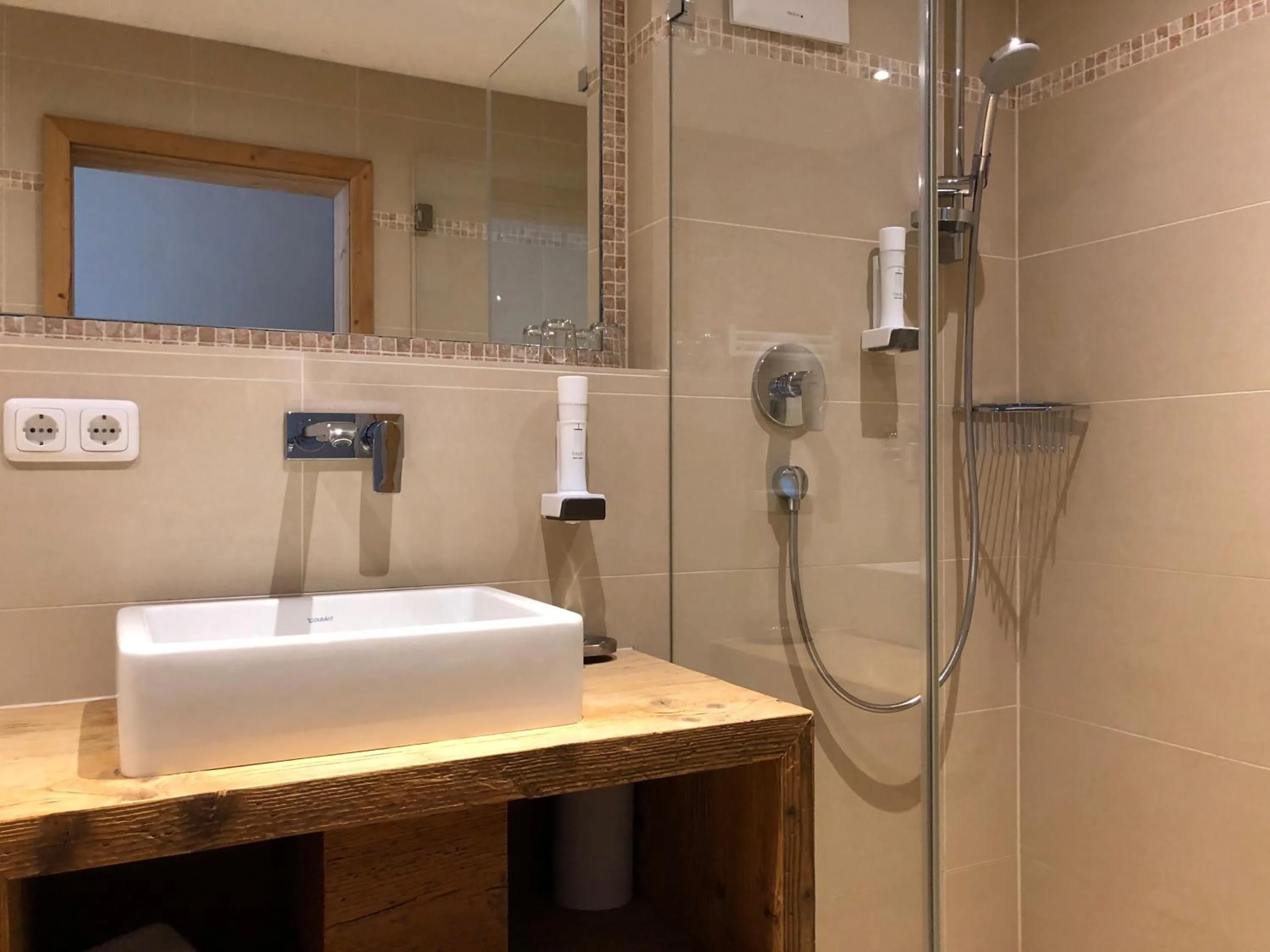 Bathroom in Lifesport Hotel Hechenmoos