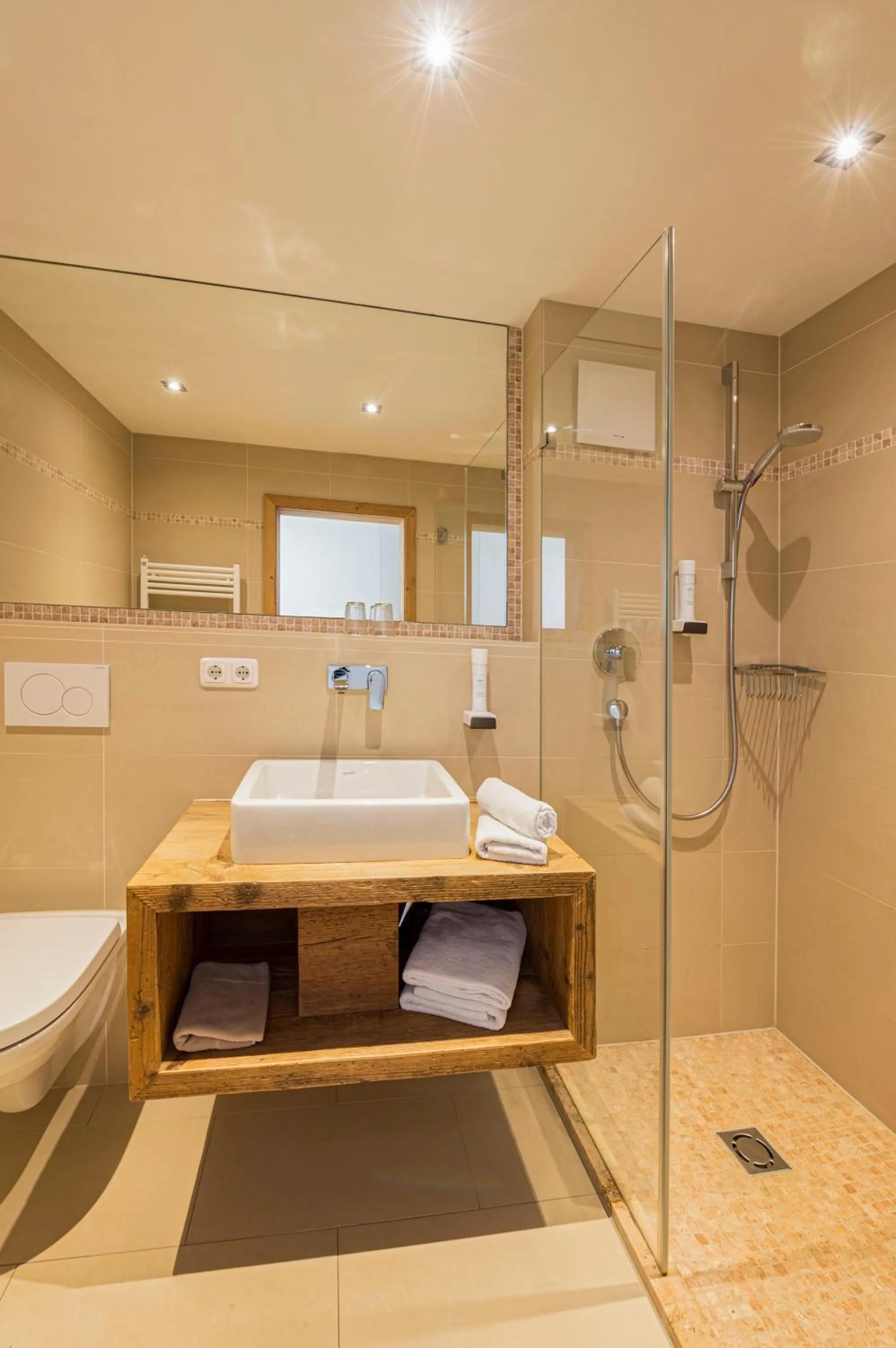 Bathroom in Lifesport Hotel Hechenmoos