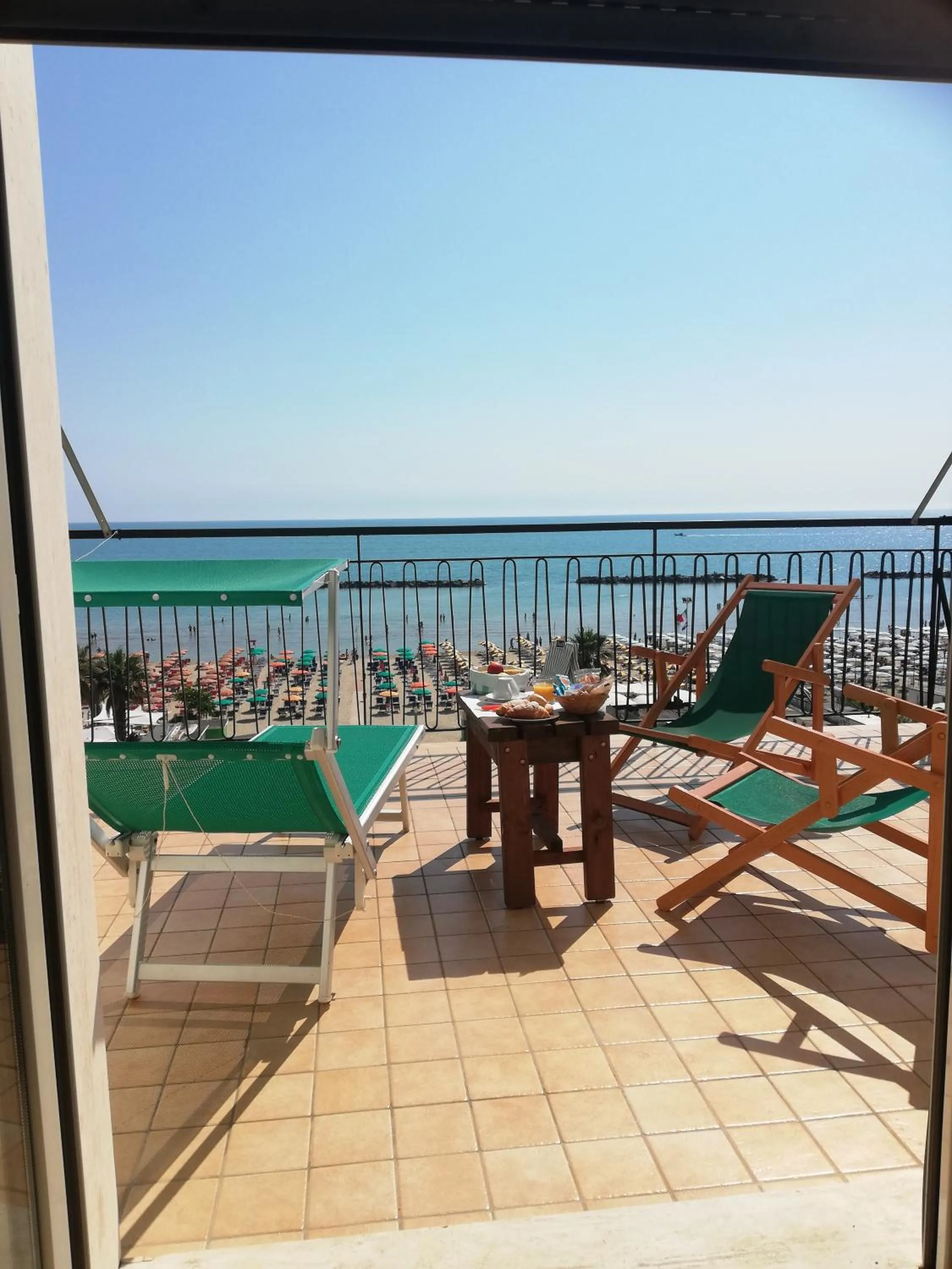 Balcony/Terrace in B&B Attico Mare