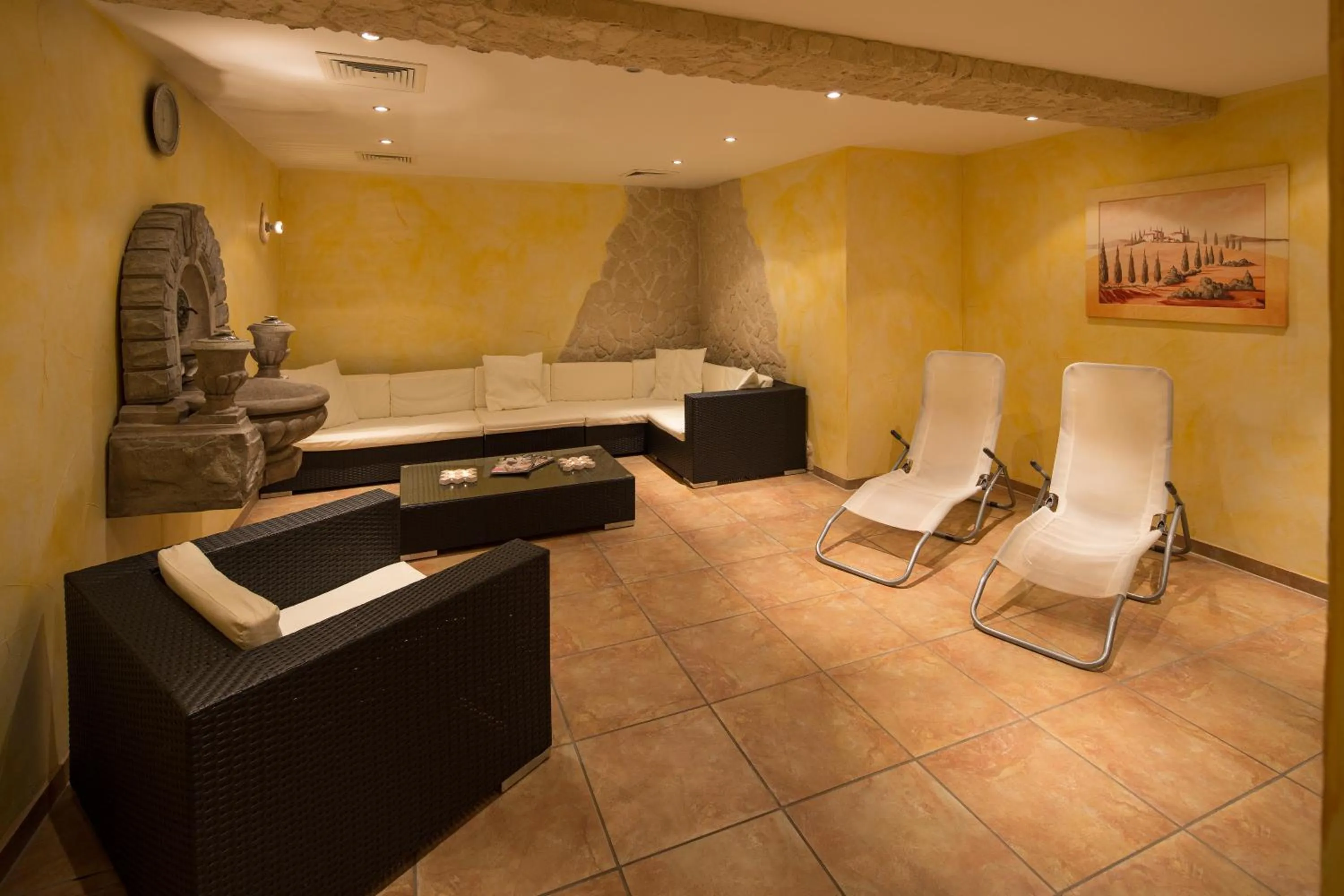 Sauna in T3 Alpenhotel Garfrescha