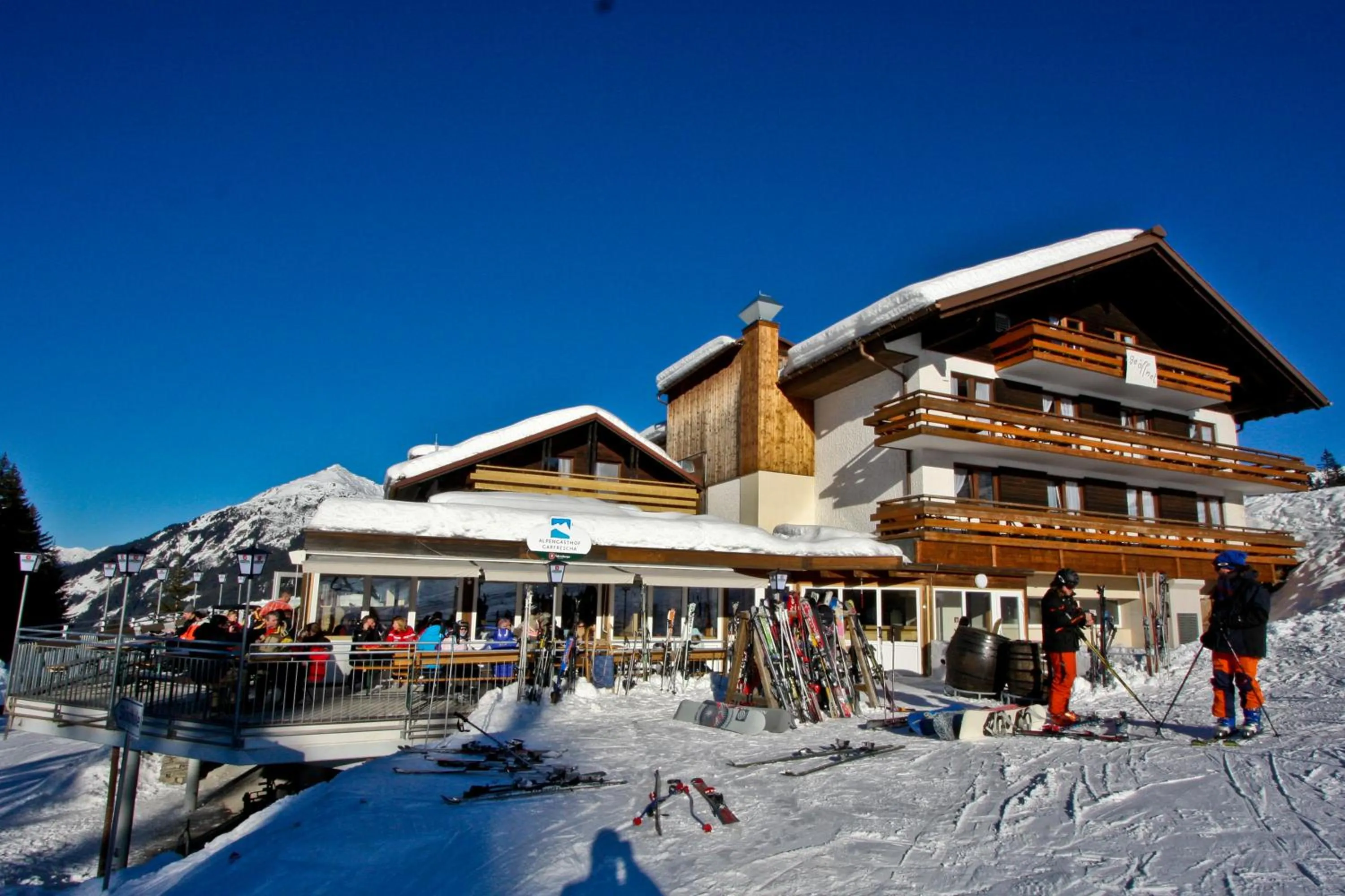 Restaurant/places to eat in T3 Alpenhotel Garfrescha