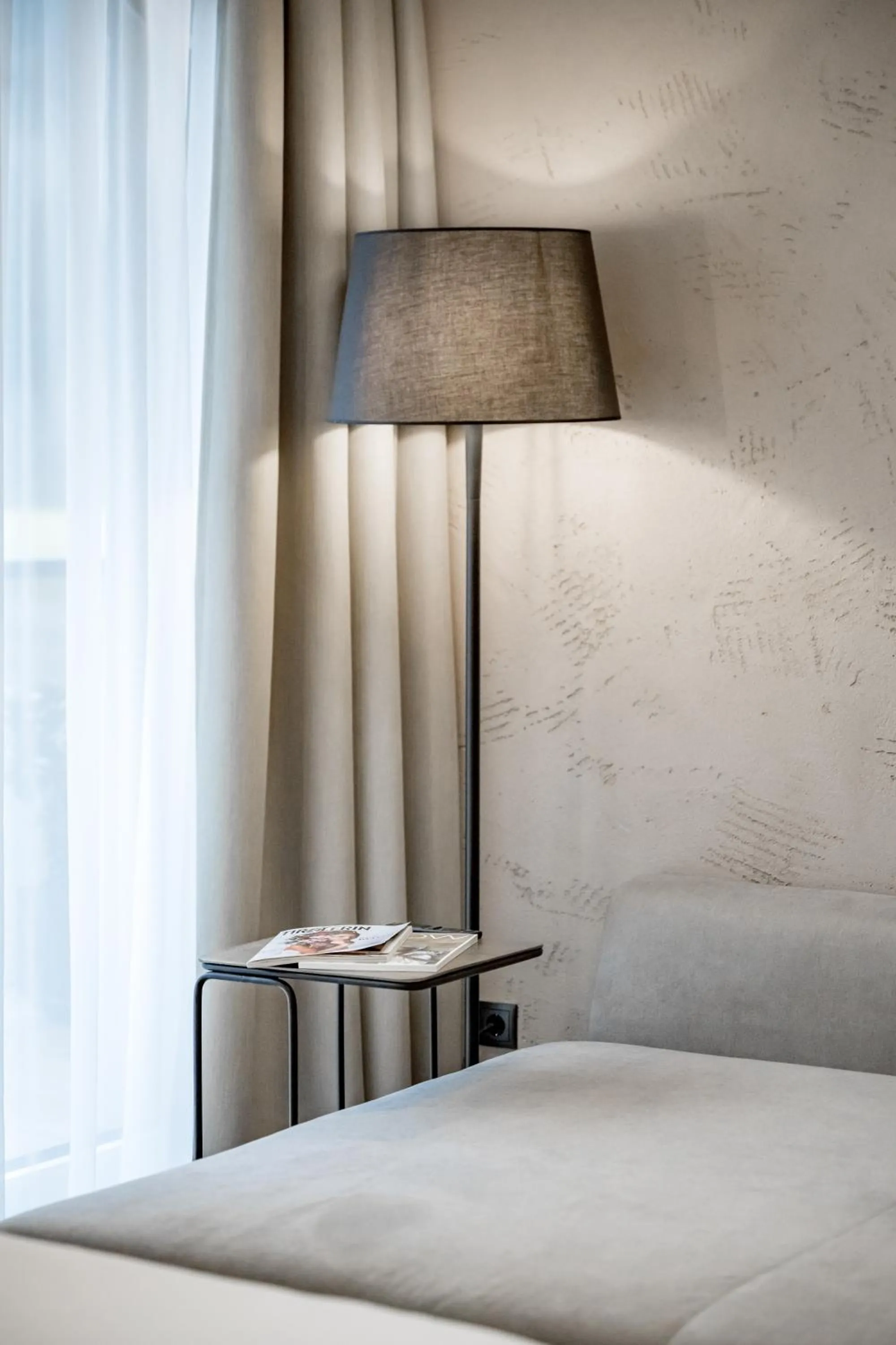 Living room, Bed in Appartements Perberschlager