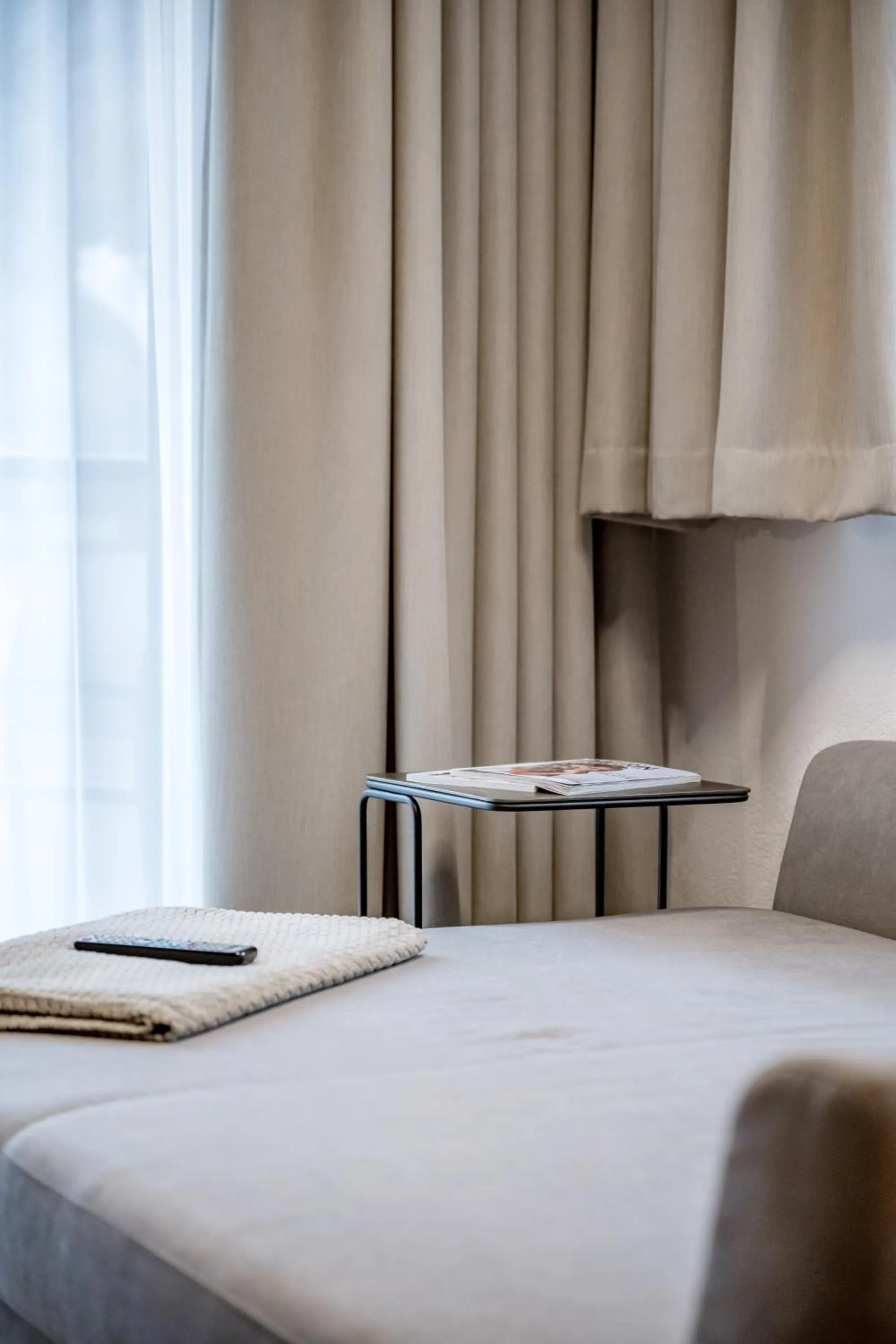 Living room, Bed in Appartements Perberschlager