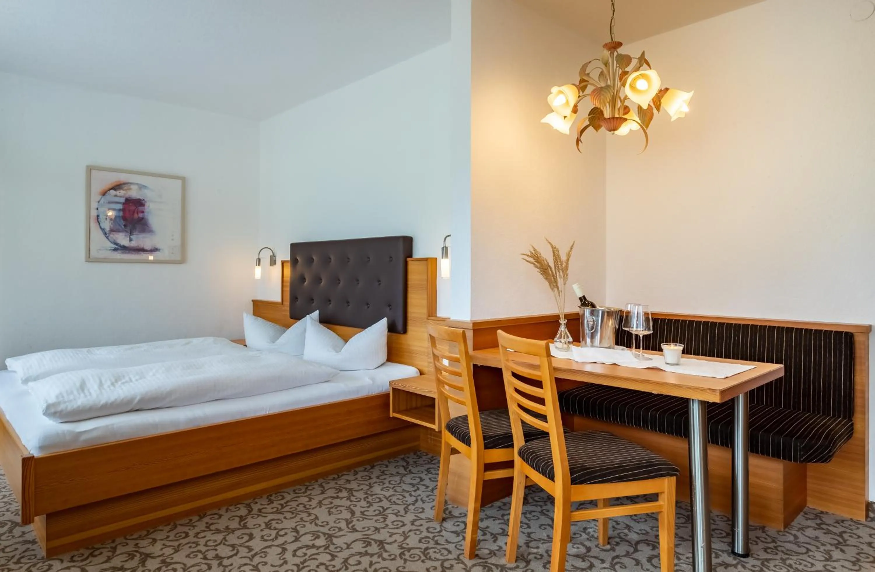 Photo of the whole room, Bed in Kinderhotel Lärchenhof