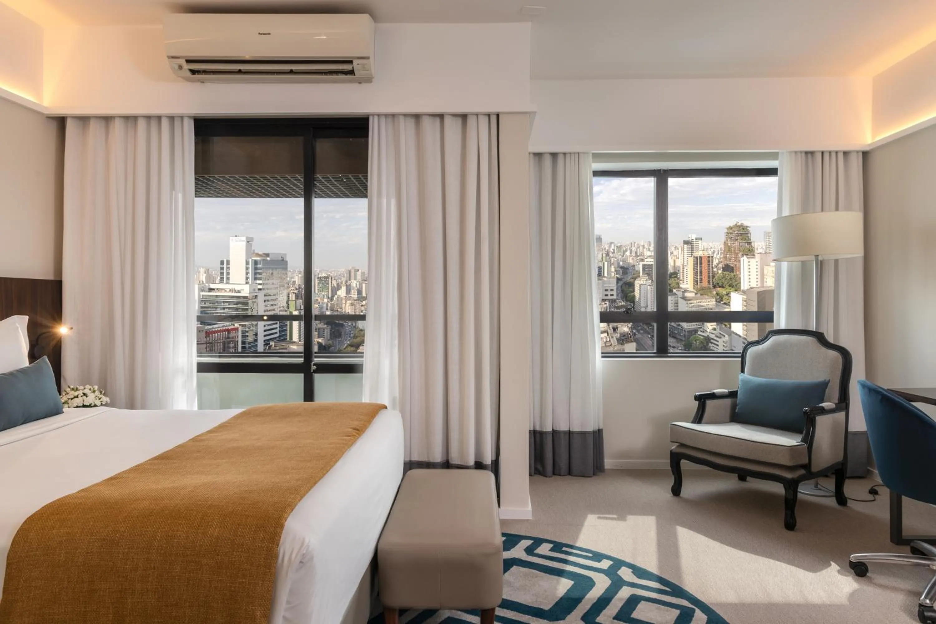 Bed in Blue Tree Premium Paulista