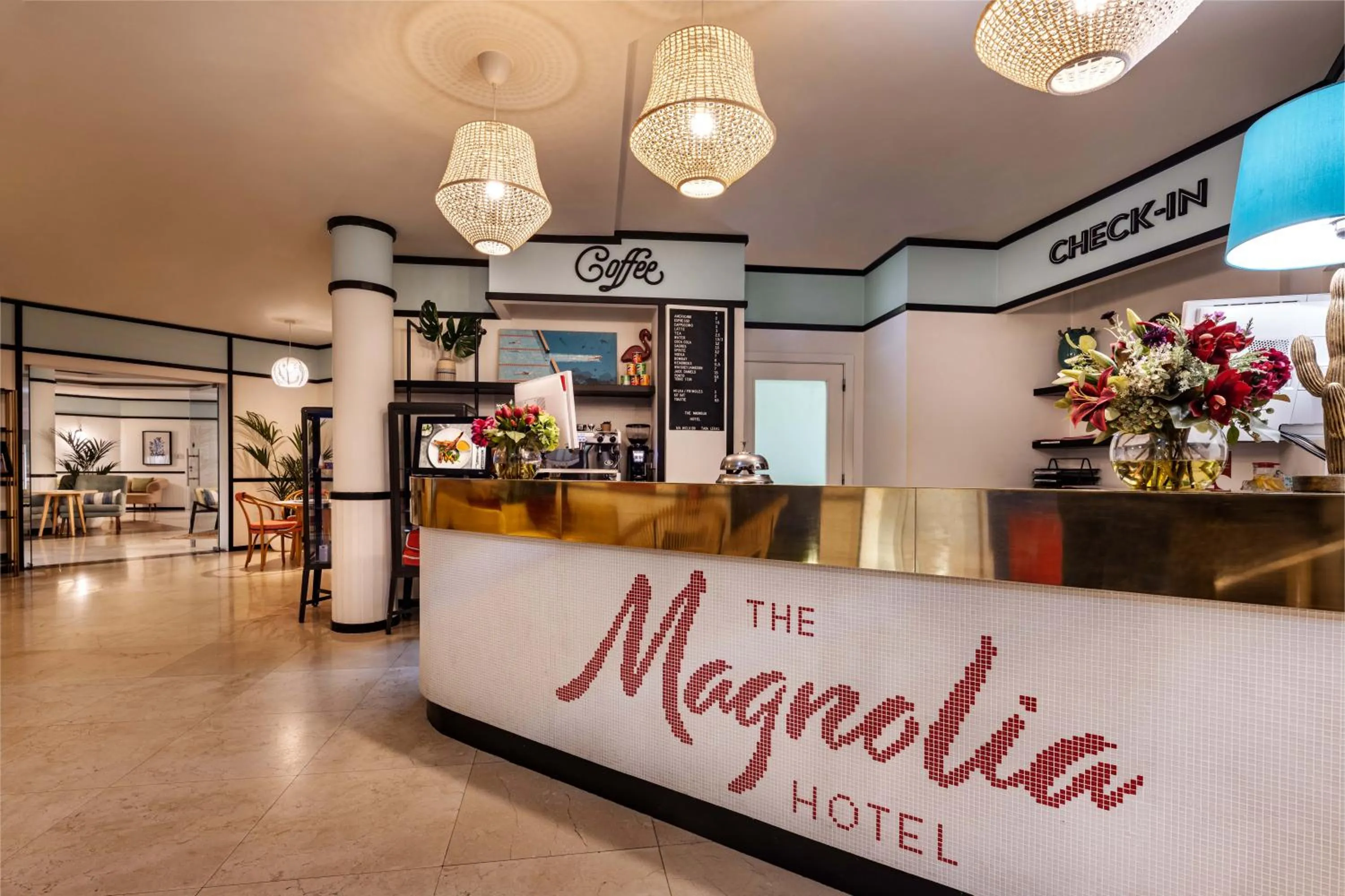 Lobby or reception in The Magnolia Hotel