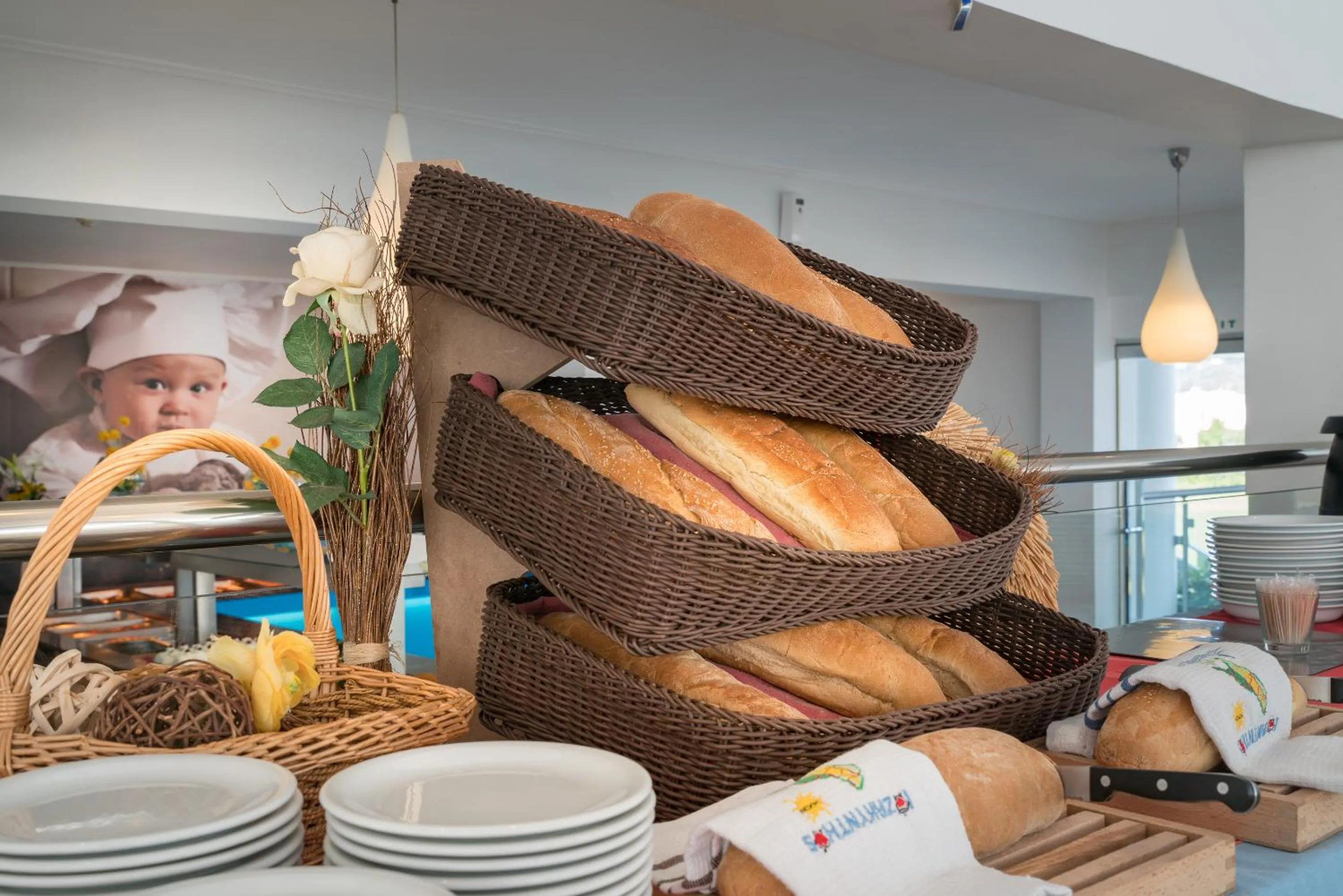 Buffet breakfast in Filoxenia Hotel Zakynthos