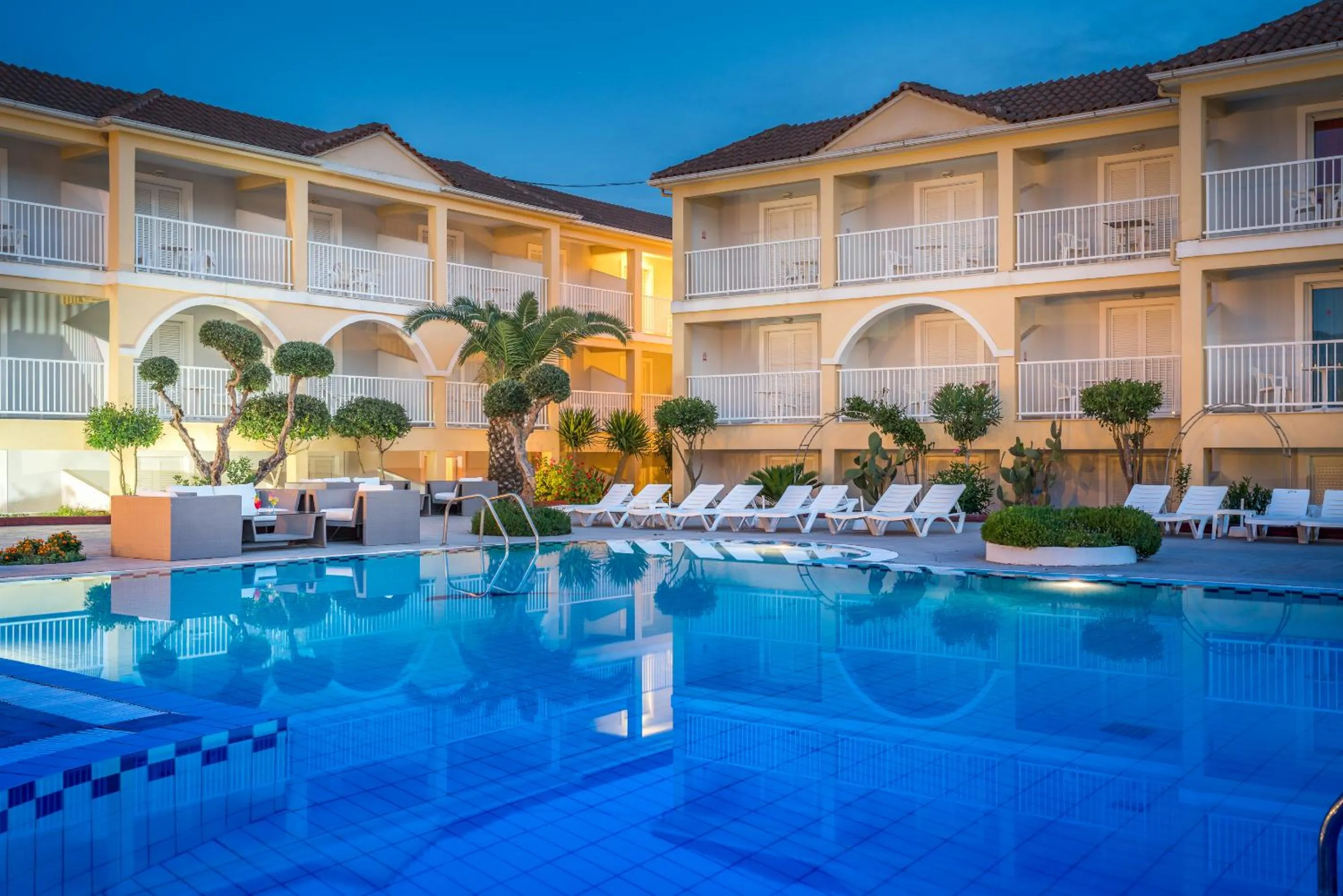 Swimming pool in Filoxenia Hotel Zakynthos