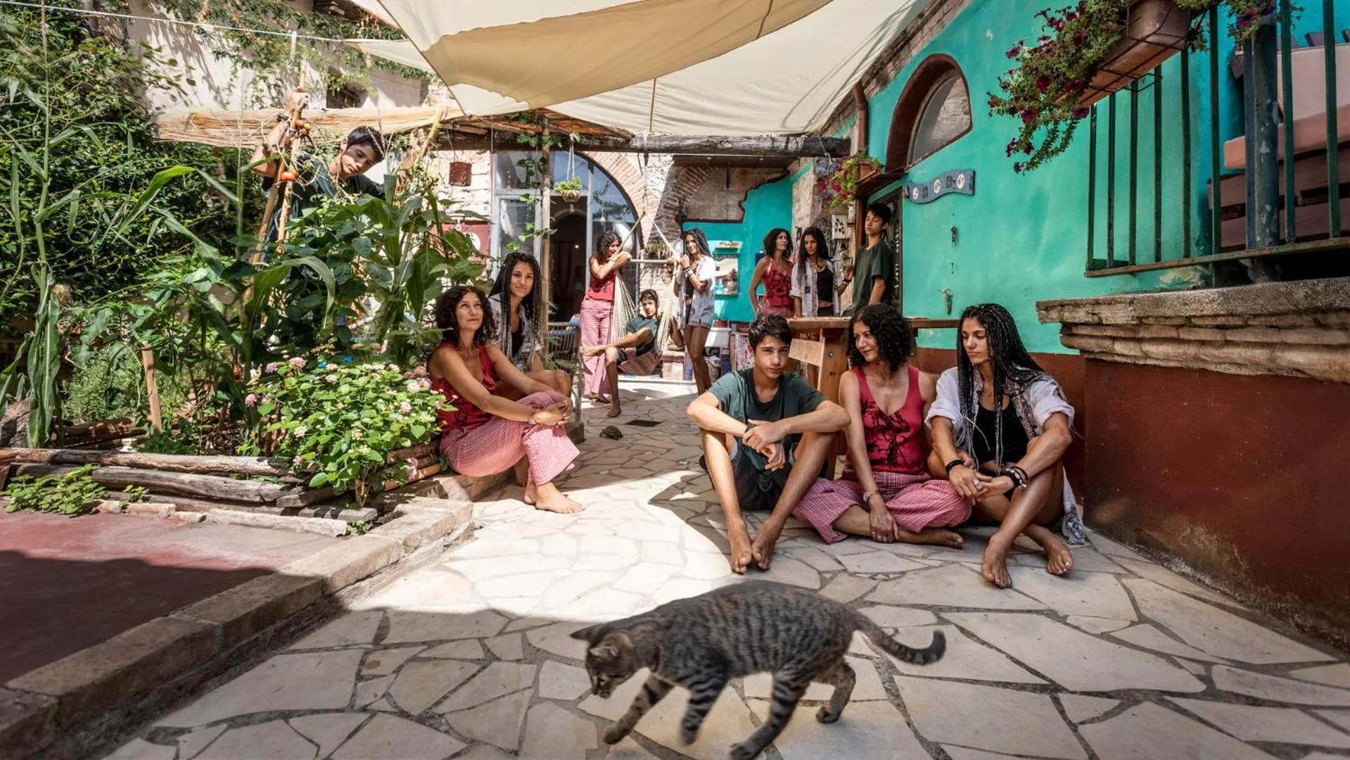 Patio in Le Cisterne B&B