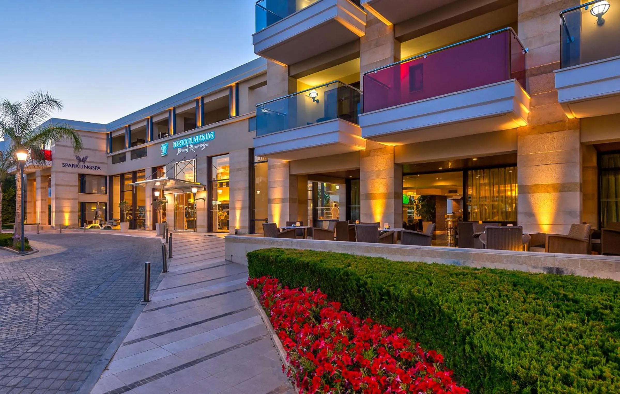 Facade/entrance in Porto Platanias Beach Resort & Spa