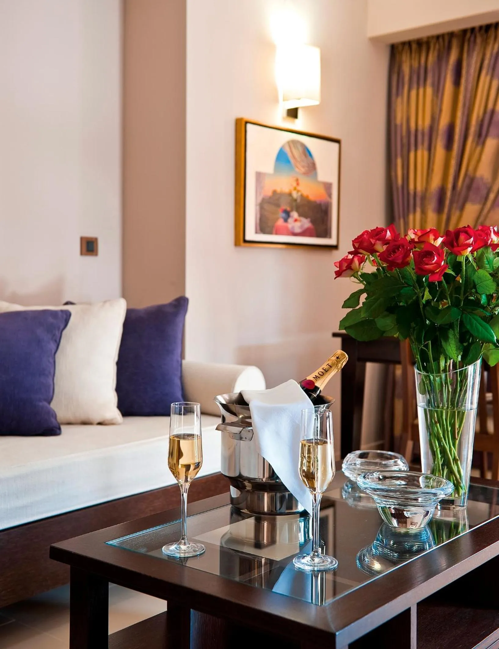 Living room in Porto Platanias Beach Resort & Spa