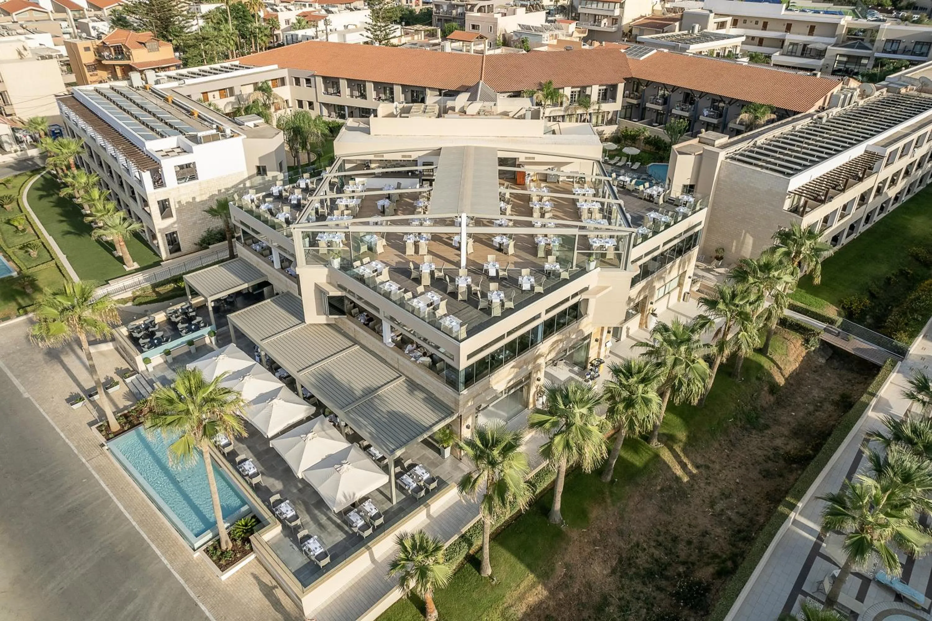 Property building in Porto Platanias Beach Resort & Spa
