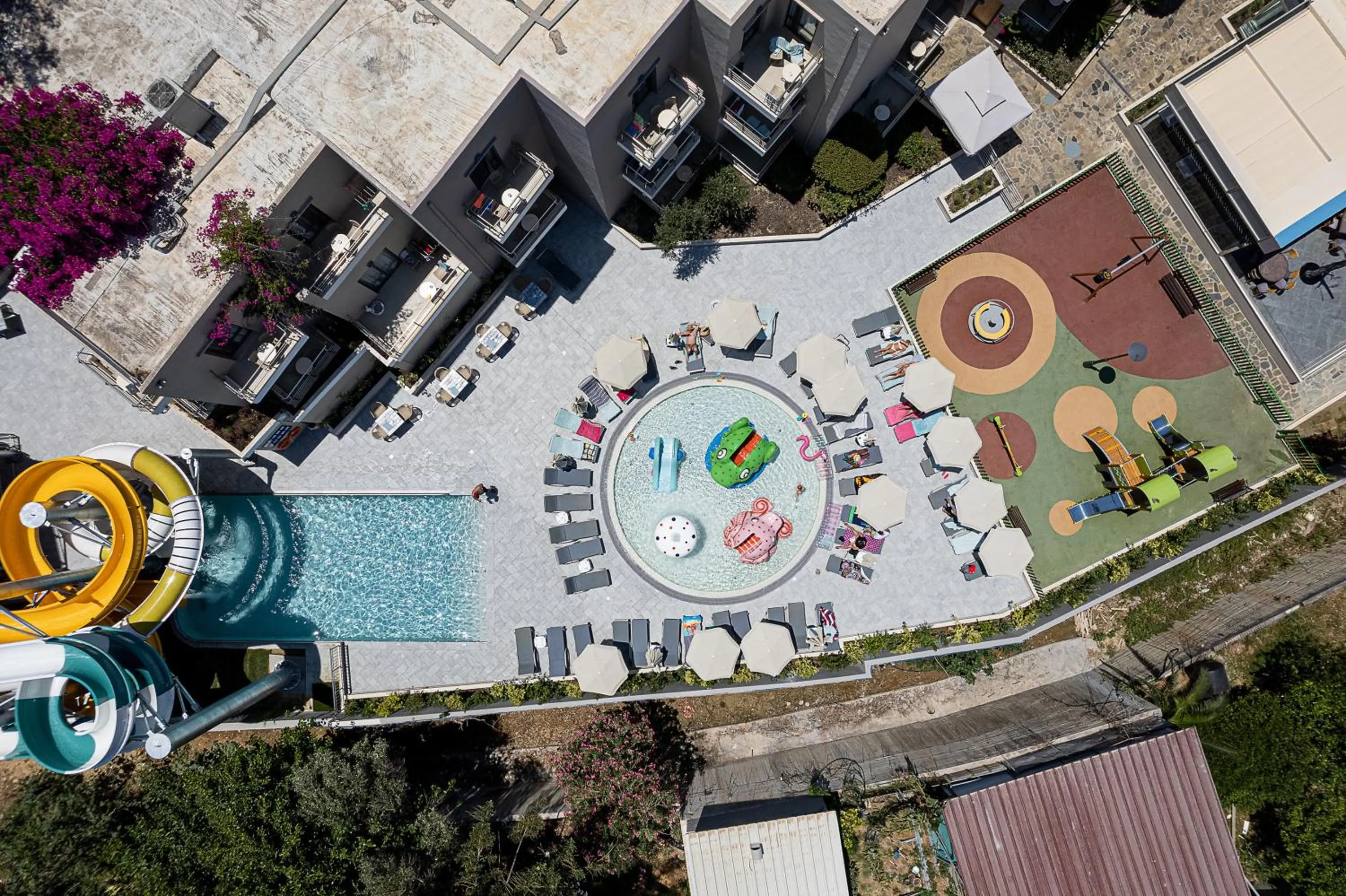 Bird's eye view in Porto Platanias Beach Resort & Spa