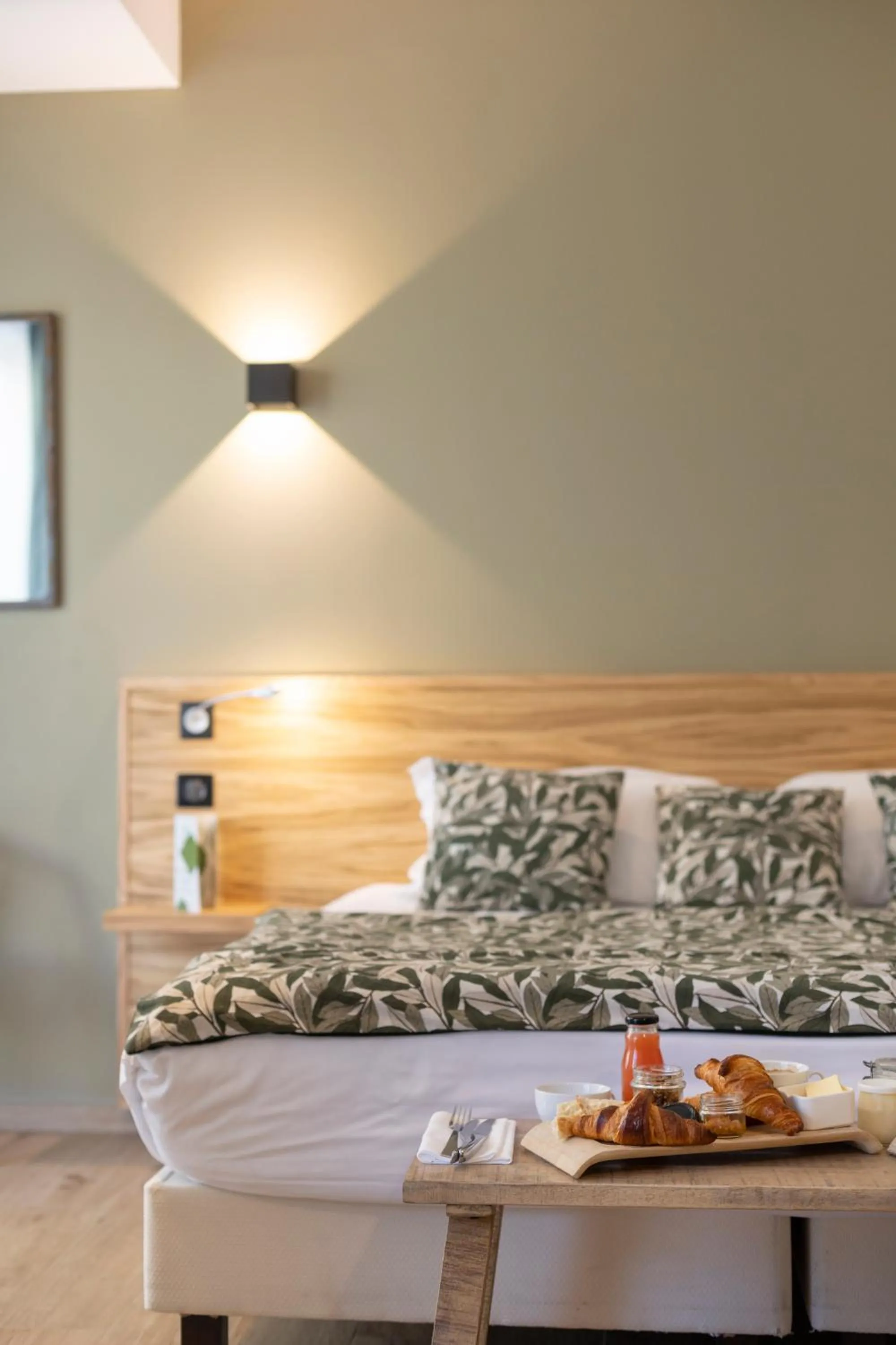 Bedroom, Bed in Auberge Kallisté - Eco Label