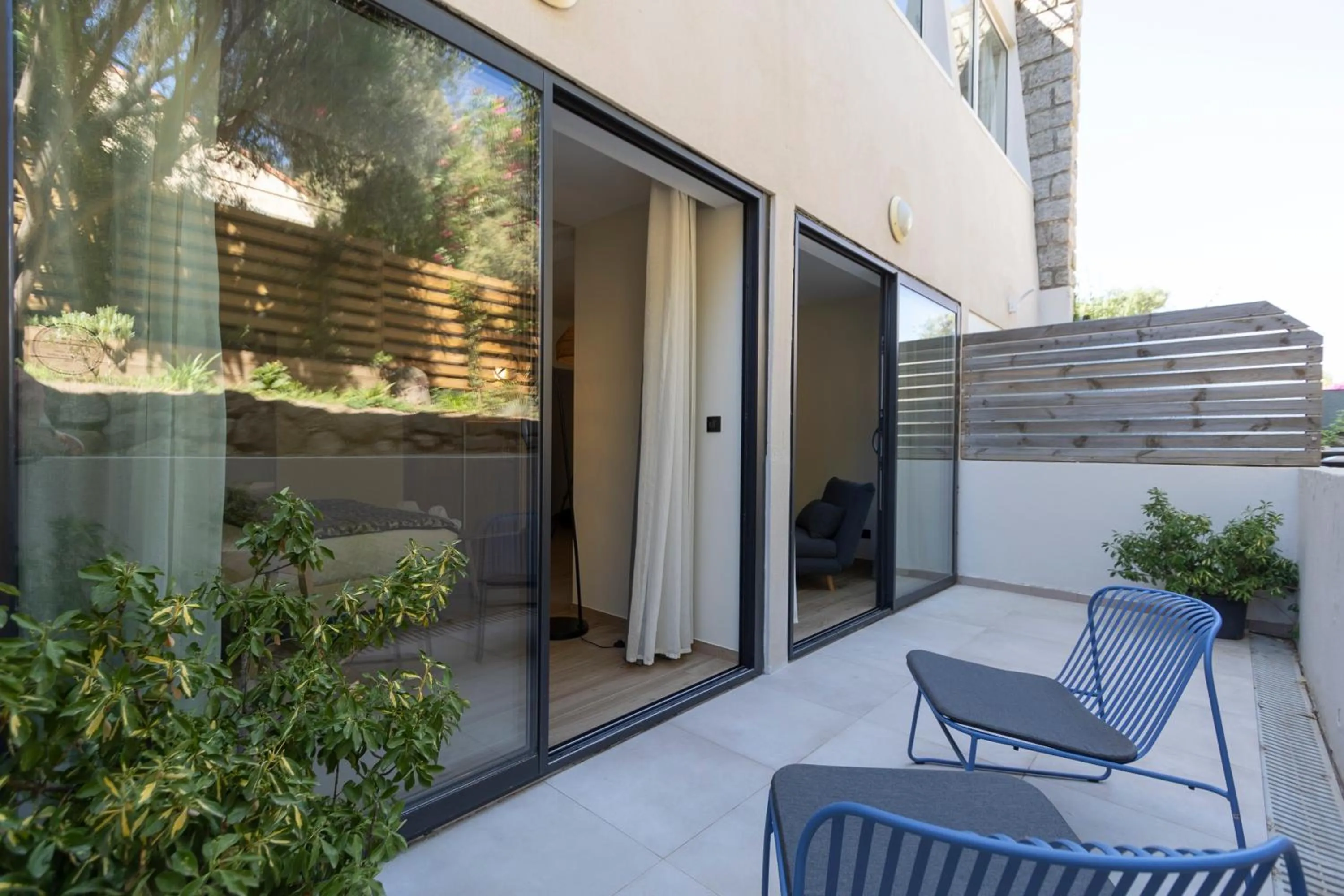 Balcony/Terrace in Auberge Kallisté - Eco Label