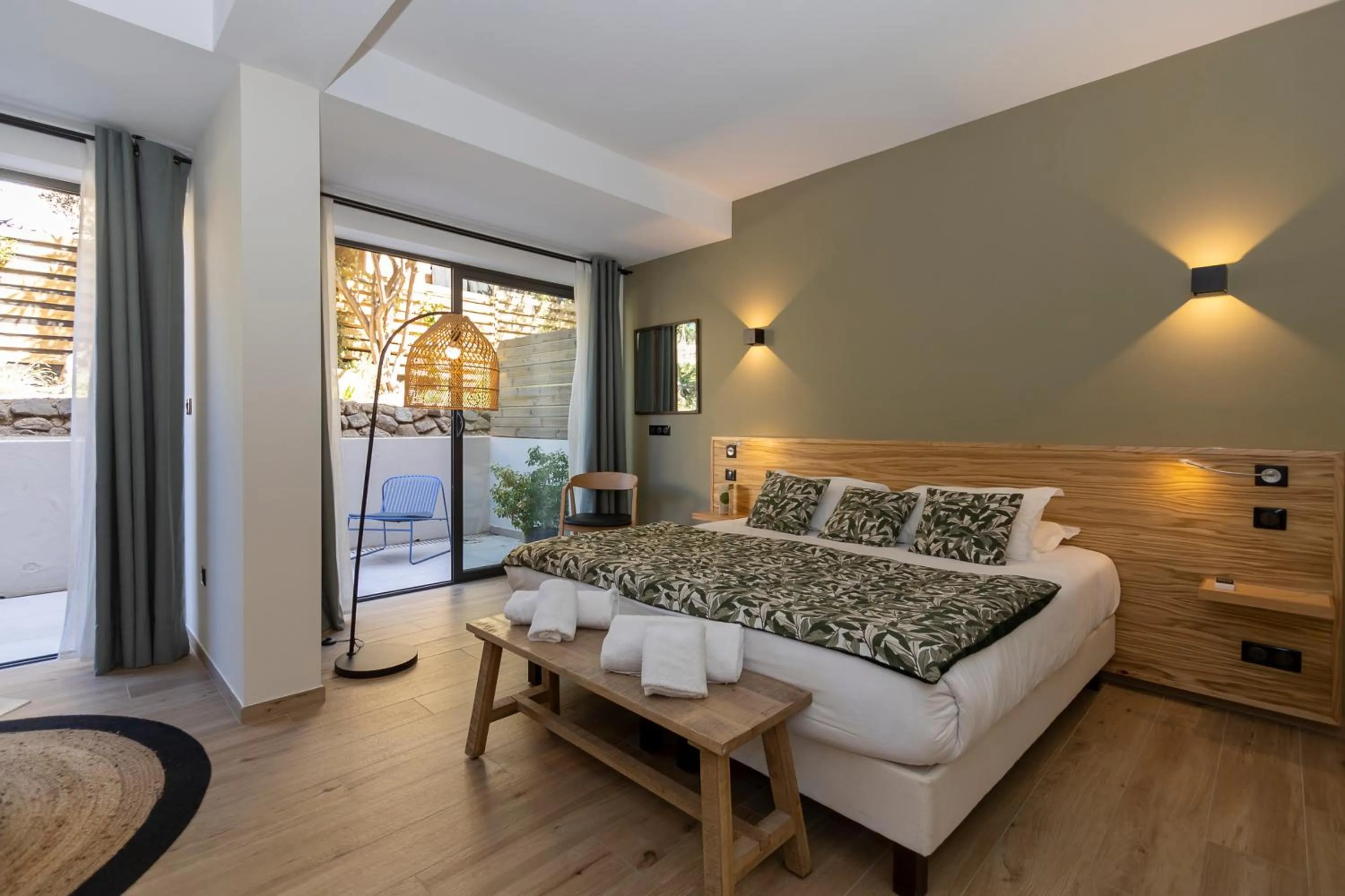 Bedroom, Bed in Auberge Kallisté - Eco Label