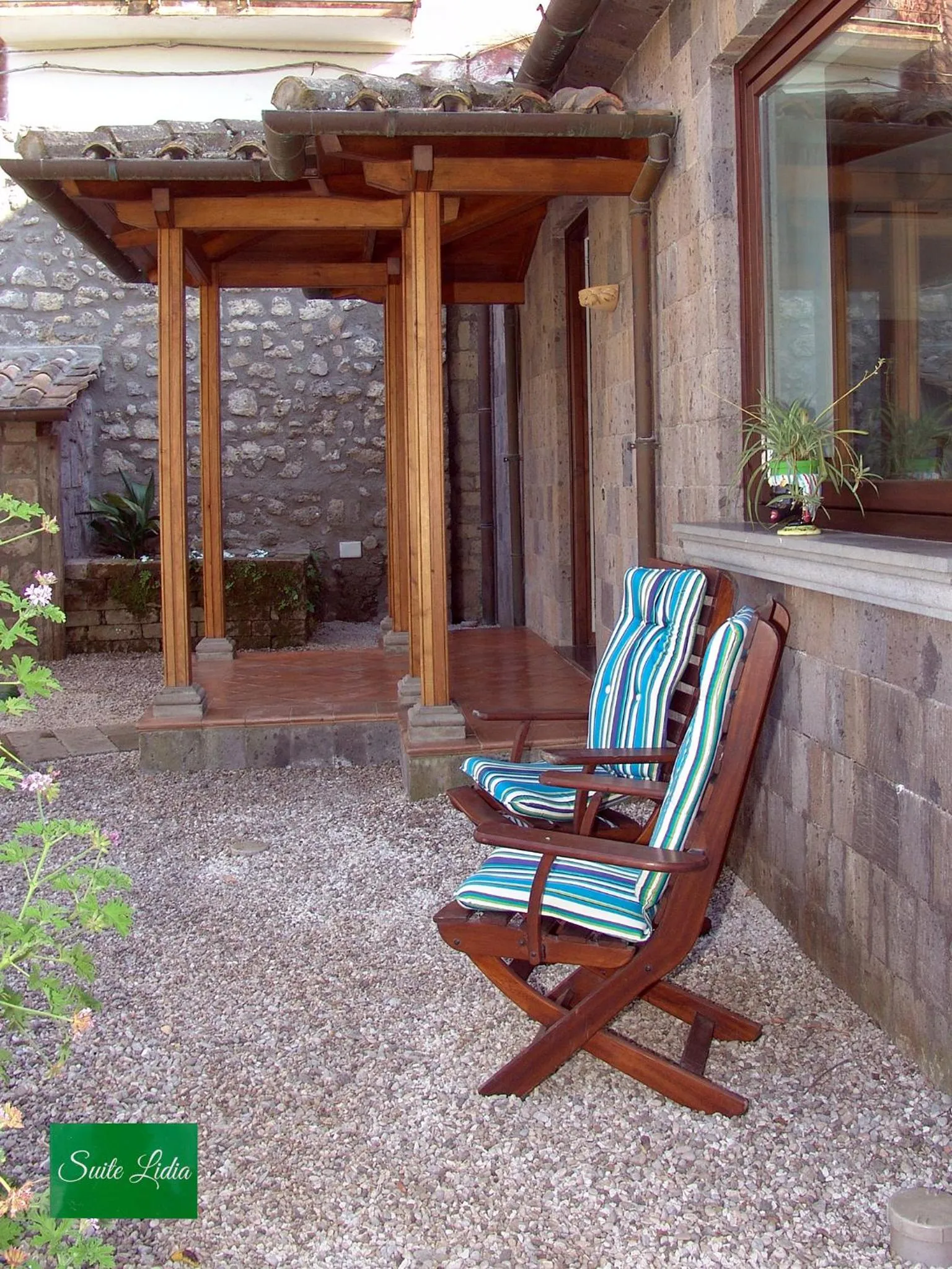 Garden view in Suite Lidia B&B