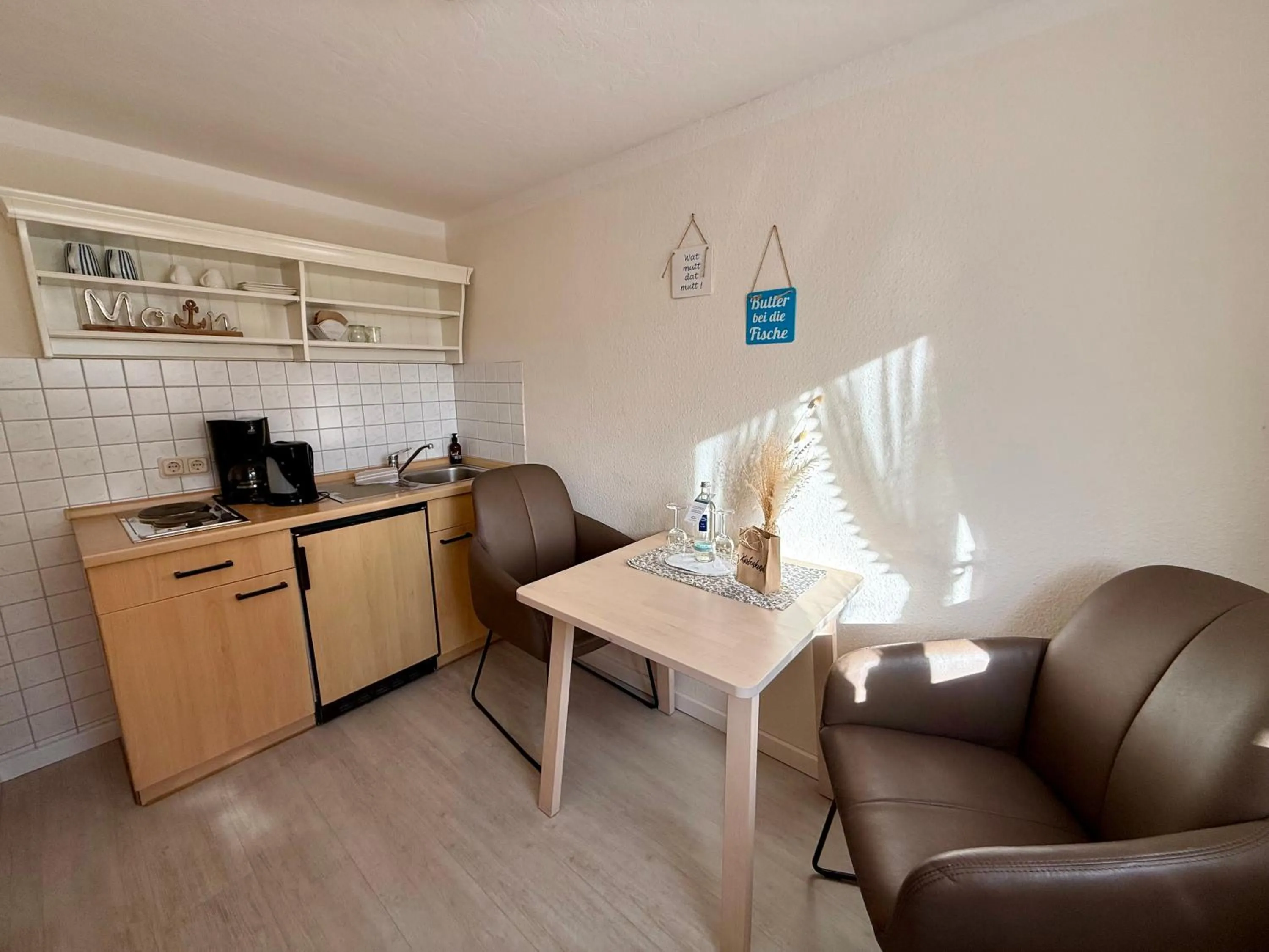 Kitchen or kitchenette in Landhotel Esen