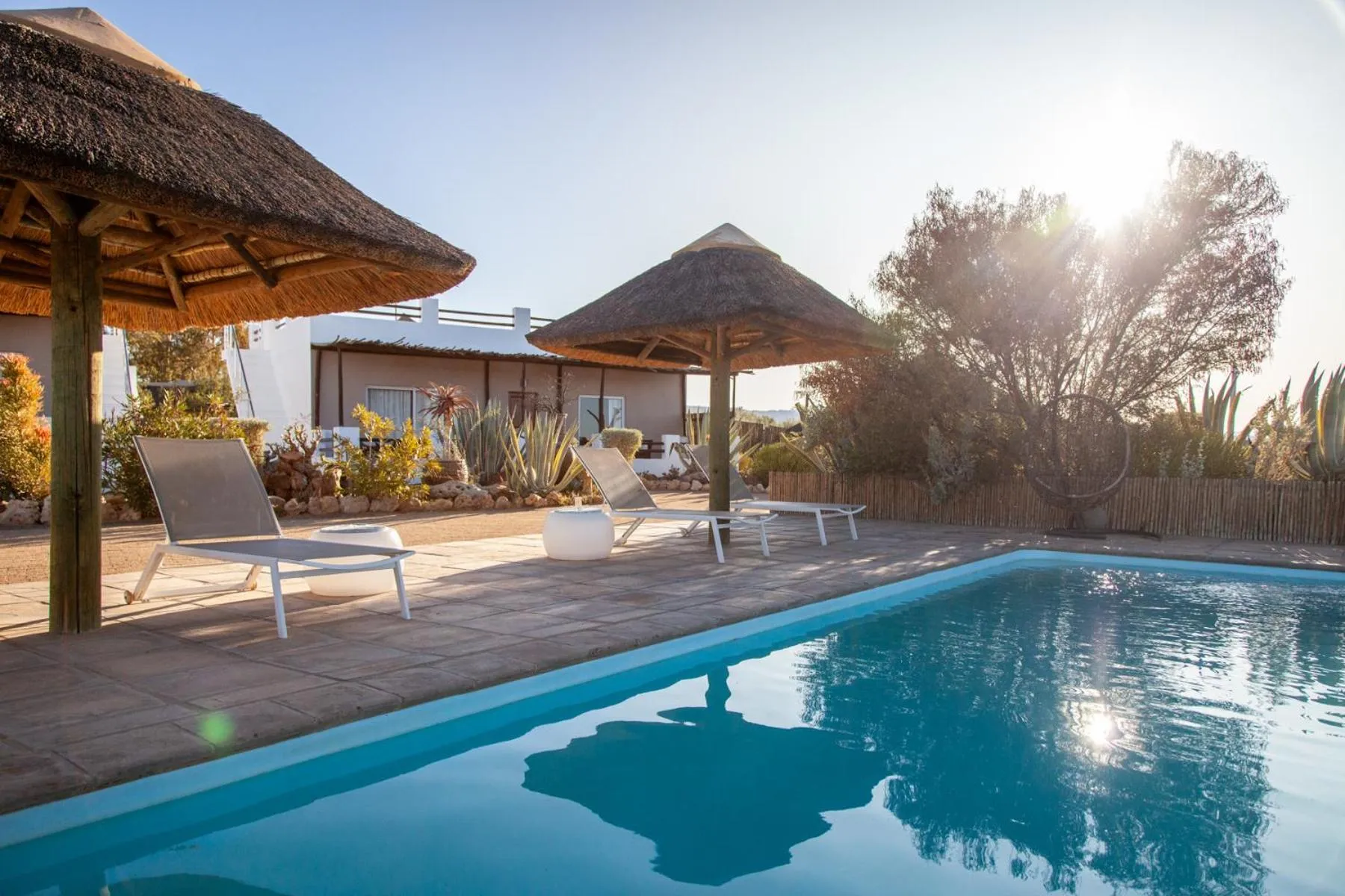 Swimming pool in Inverdoorn Game Reserve Lodge