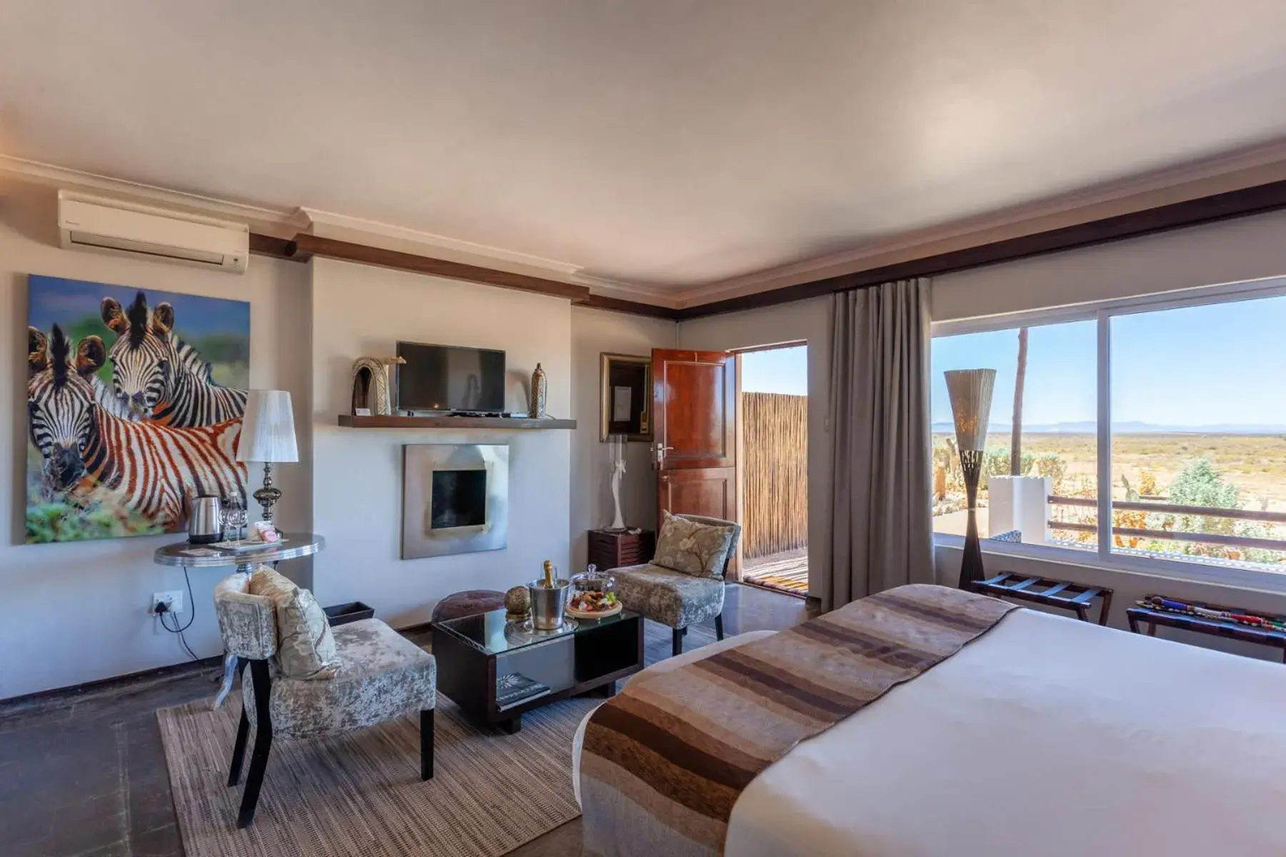 Double Chalet with 2 Game Drives - single occupancy in Inverdoorn Game Reserve Lodge Double Chalet with 2 Game Drives - single occupancy in Inverdoorn Game Reserve Lodge