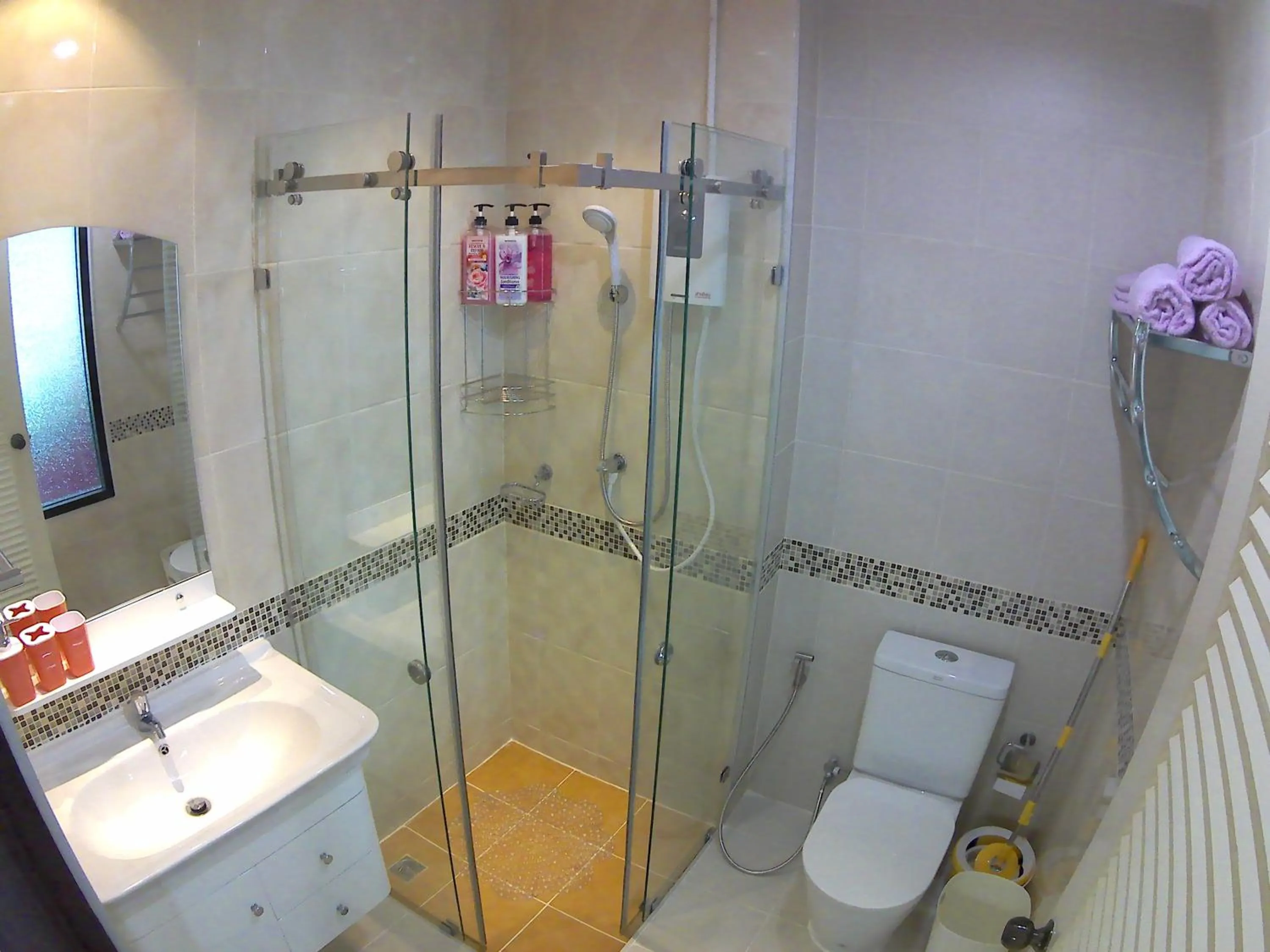 Shower in Naithon condominium A-103