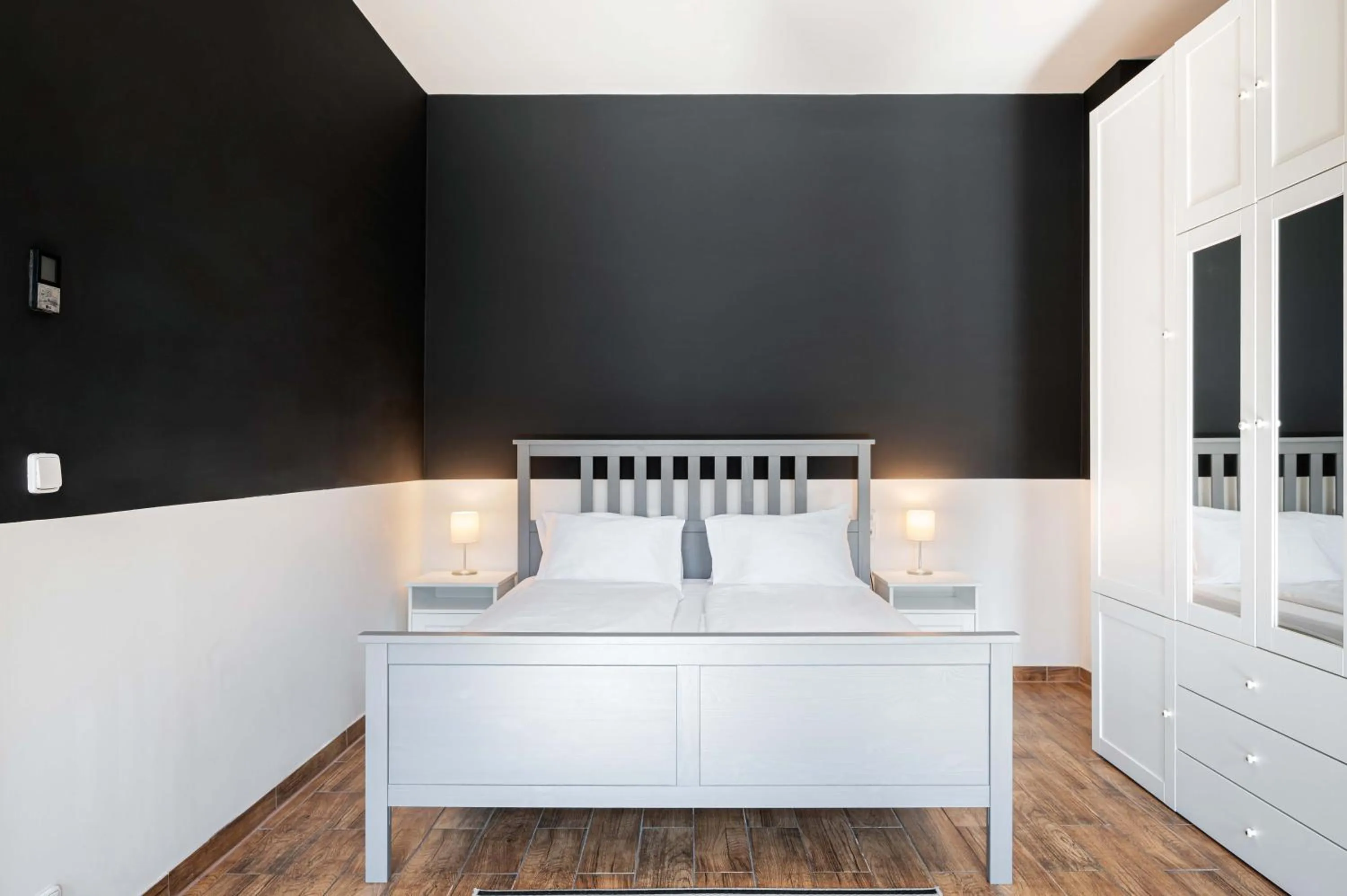 Bed in Bohem Prague Hotel