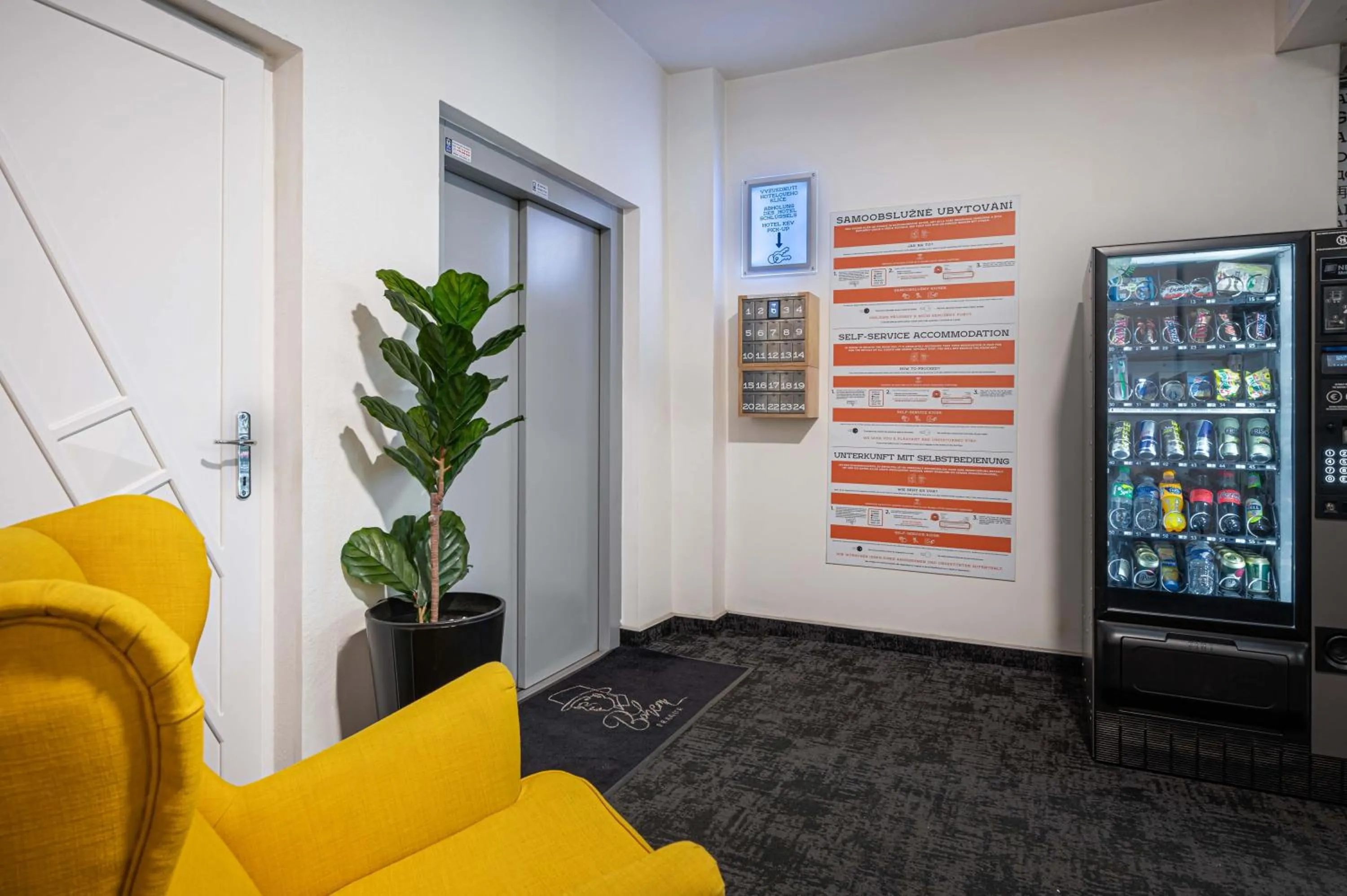 Lobby or reception in Bohem Prague Hotel