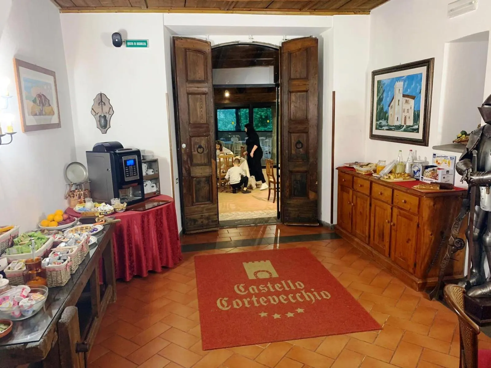 Breakfast in Castello Cortevecchio