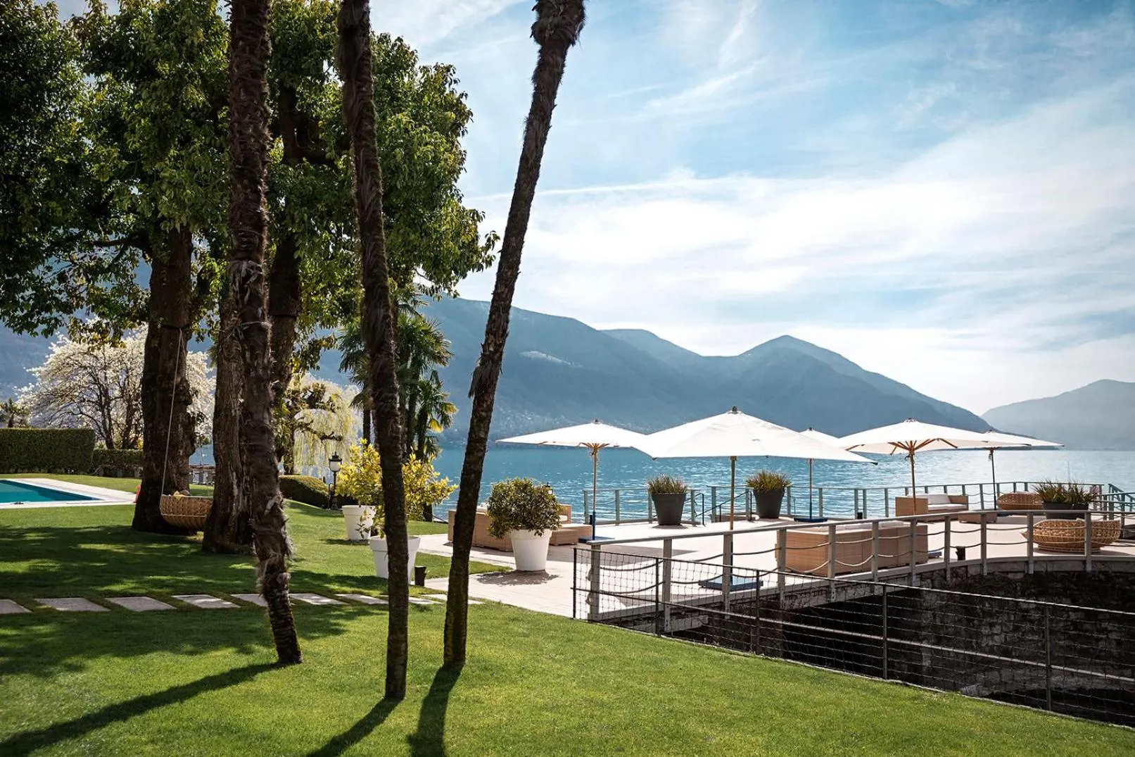 Lake view in Hotel Eden Roc - The Leading Hotels of the World