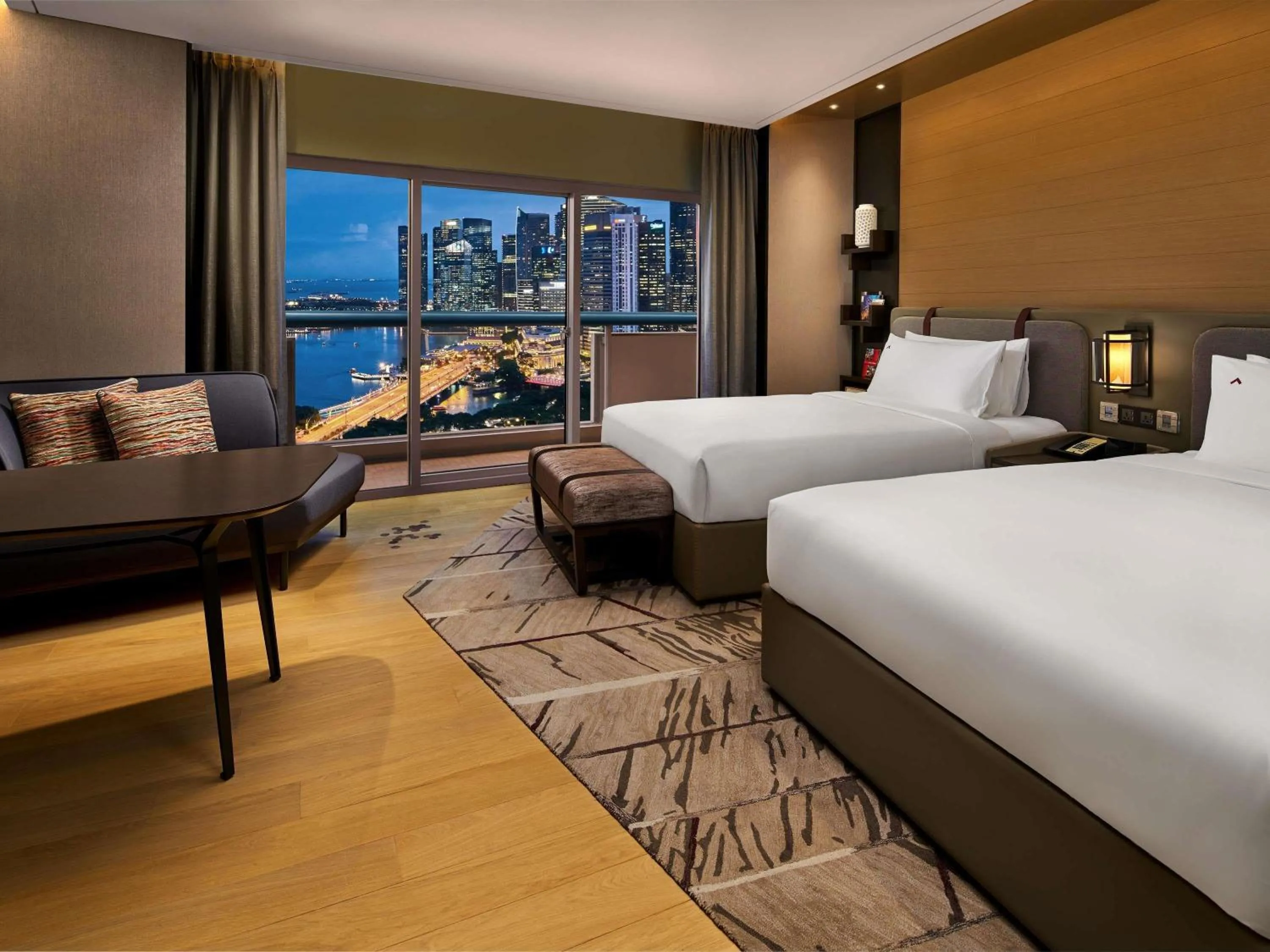 Bedroom, Bed in Swissotel The Stamford Singapore