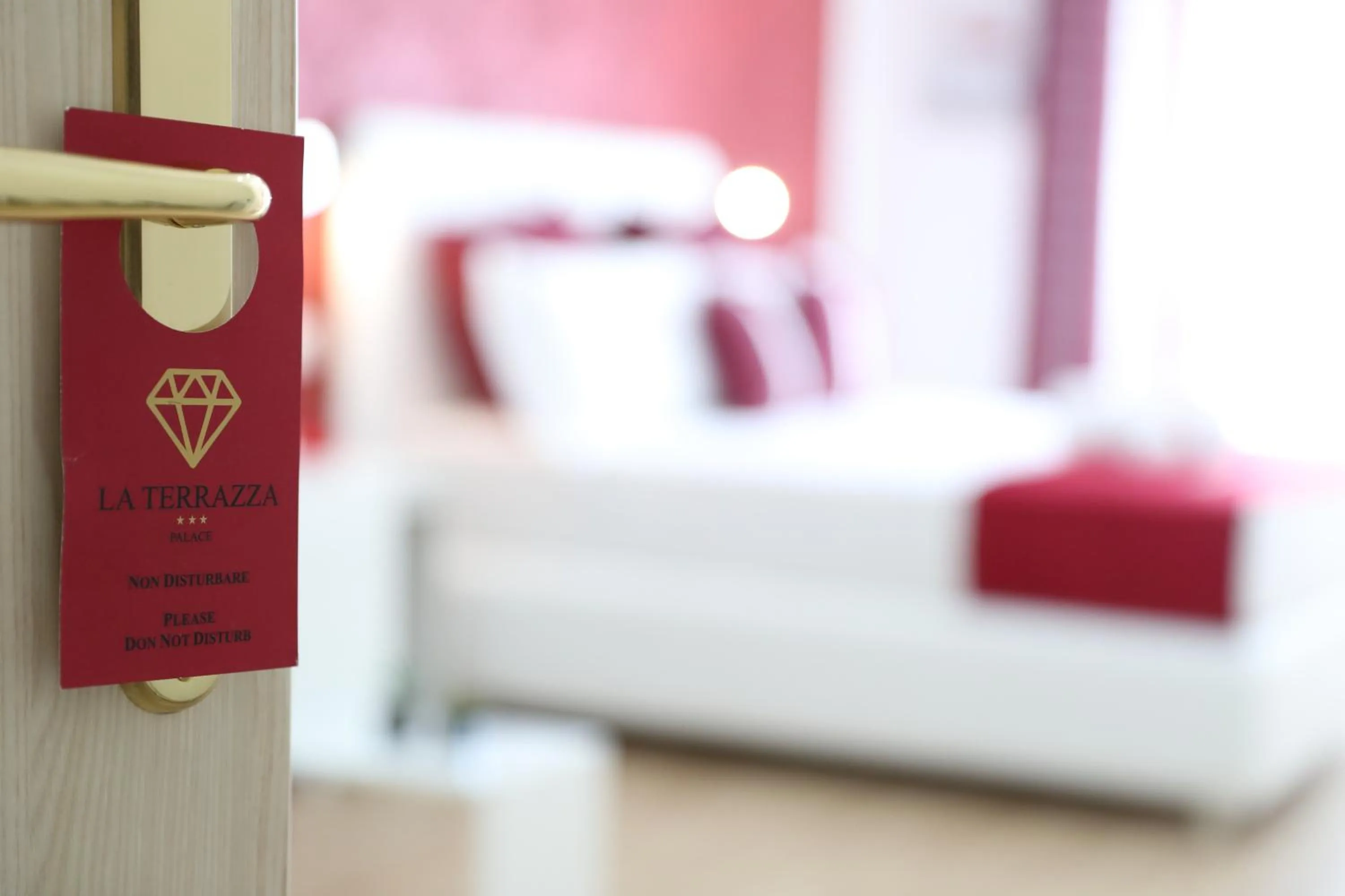 Bed in La Terrazza Palace B&B