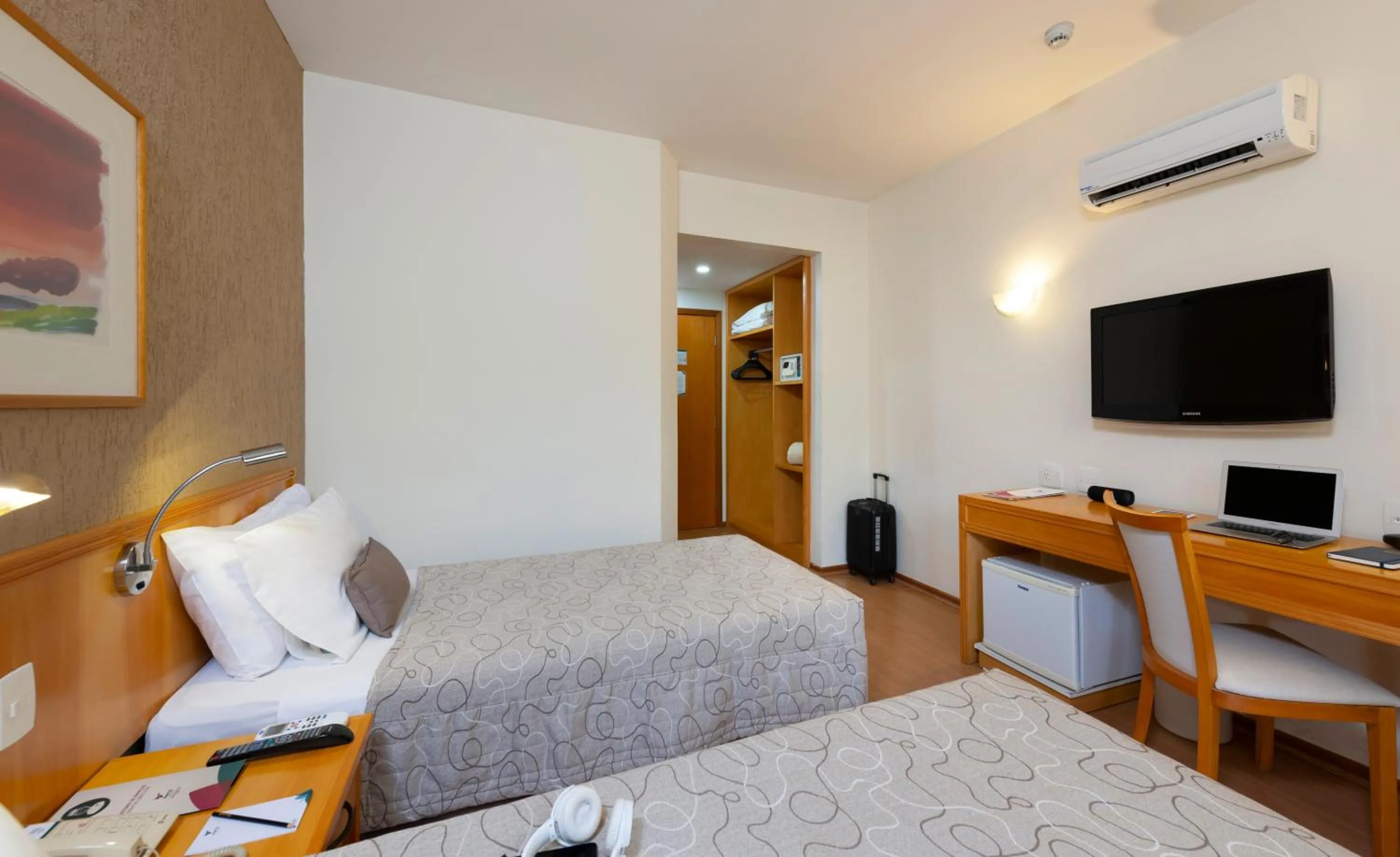 Bed in Matiz Barão Geraldo Express Hotel