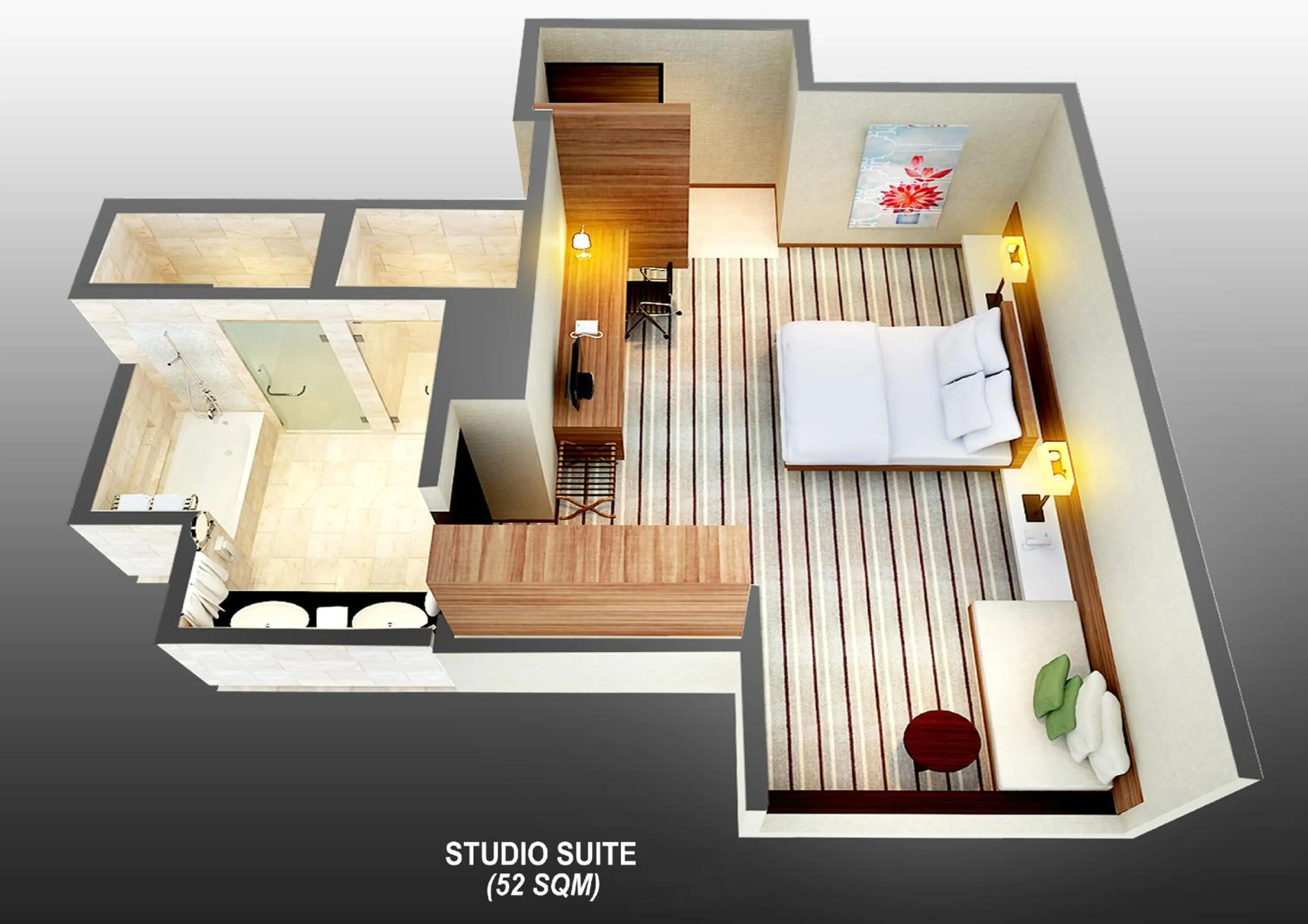 Floor plan in Grand Mercure Singapore Roxy