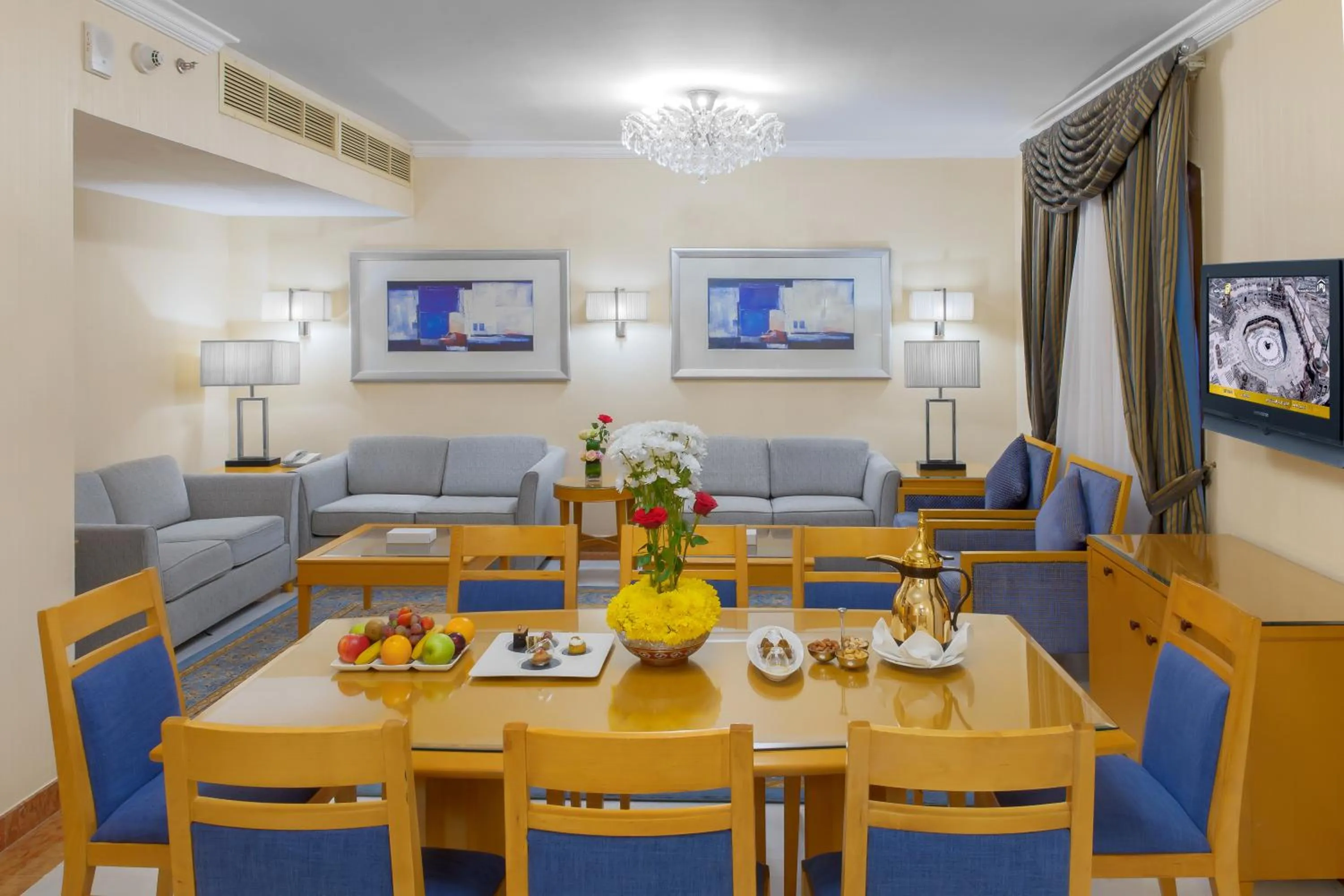 Living room in Makkah Towers