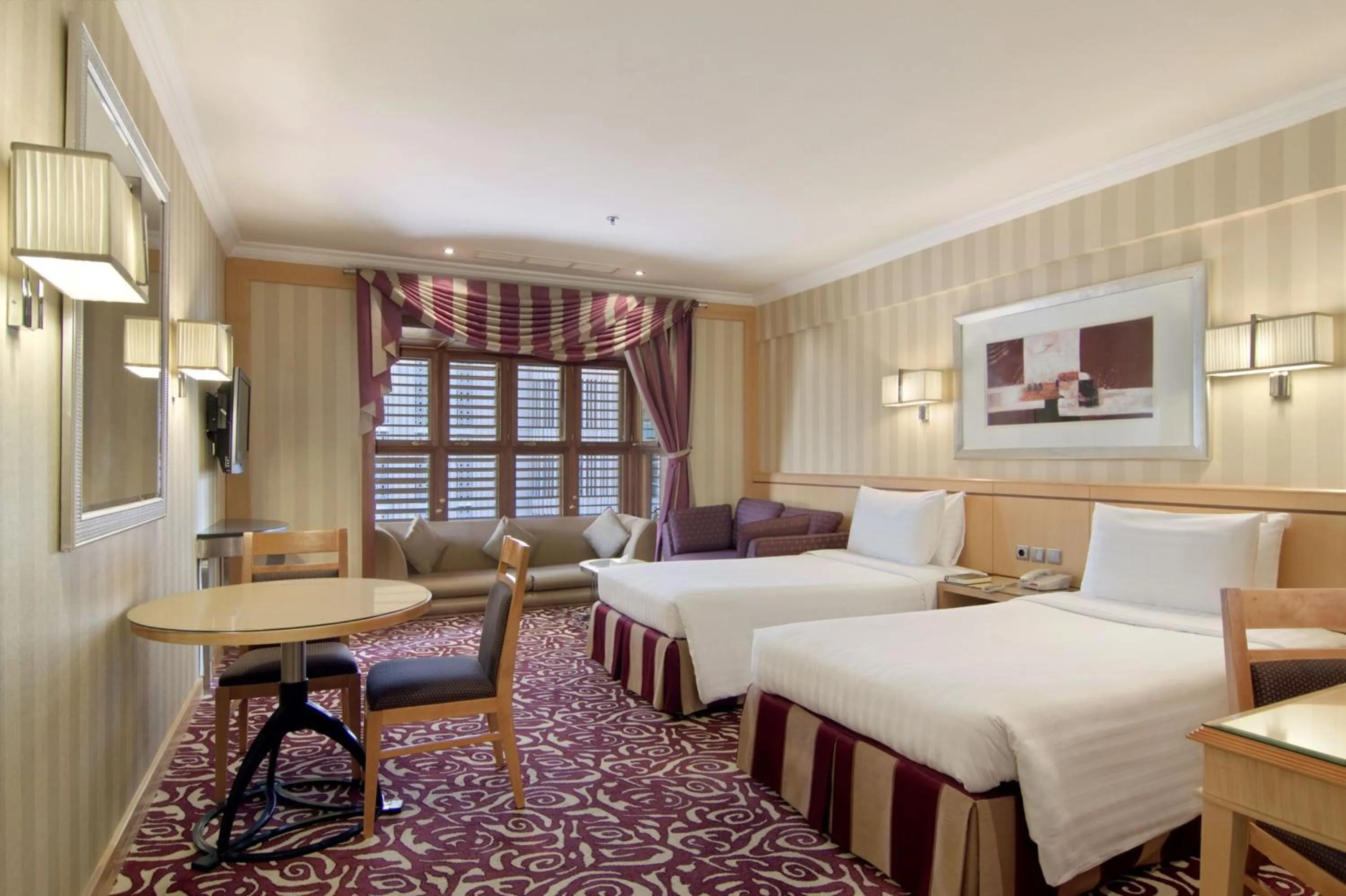 View (from property/room), Bed in Makkah Towers