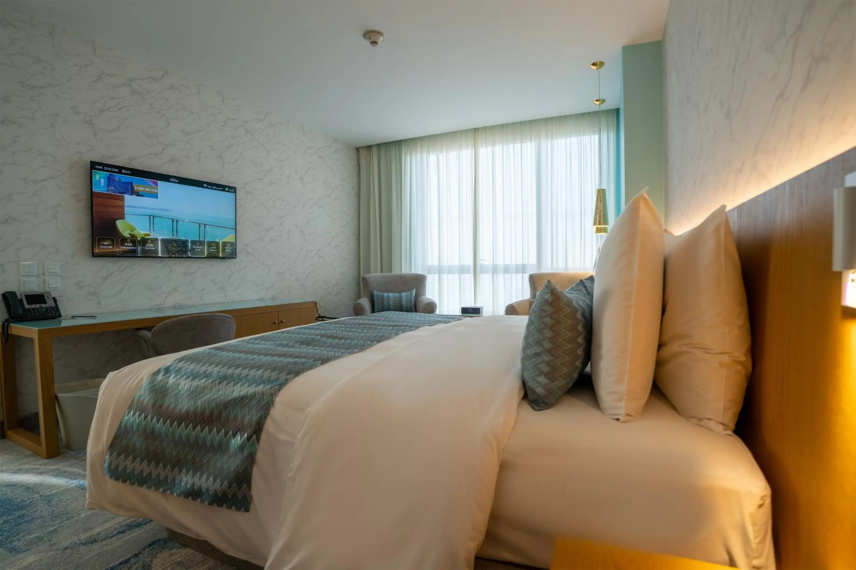 Bed in Symphony Style Hotel Kuwait