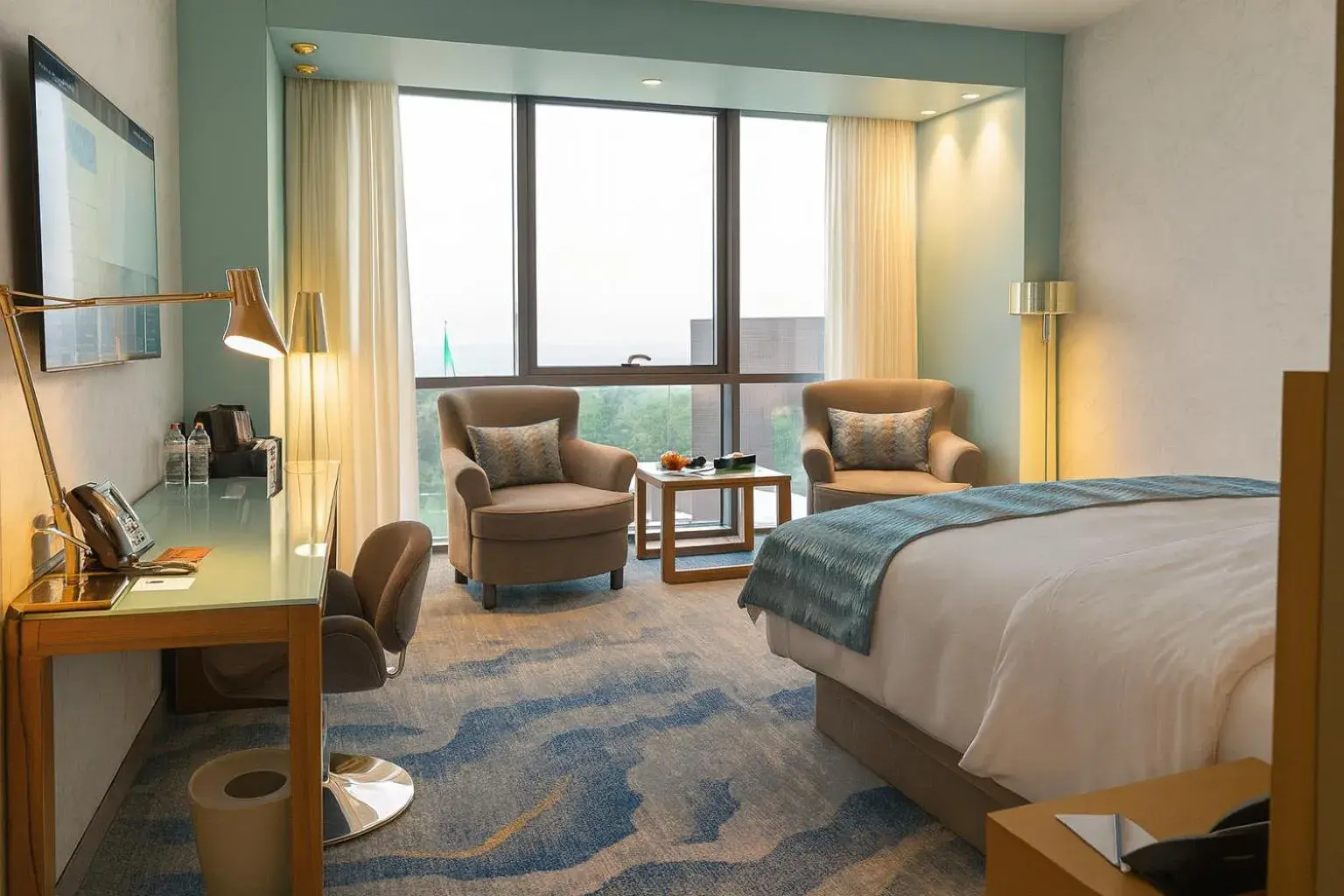 Premium Superior King Room with Symphony Lounge Access in Symphony Style Hotel Kuwait Premium Superior King Room with Symphony Lounge Access in Symphony Style Hotel Kuwait