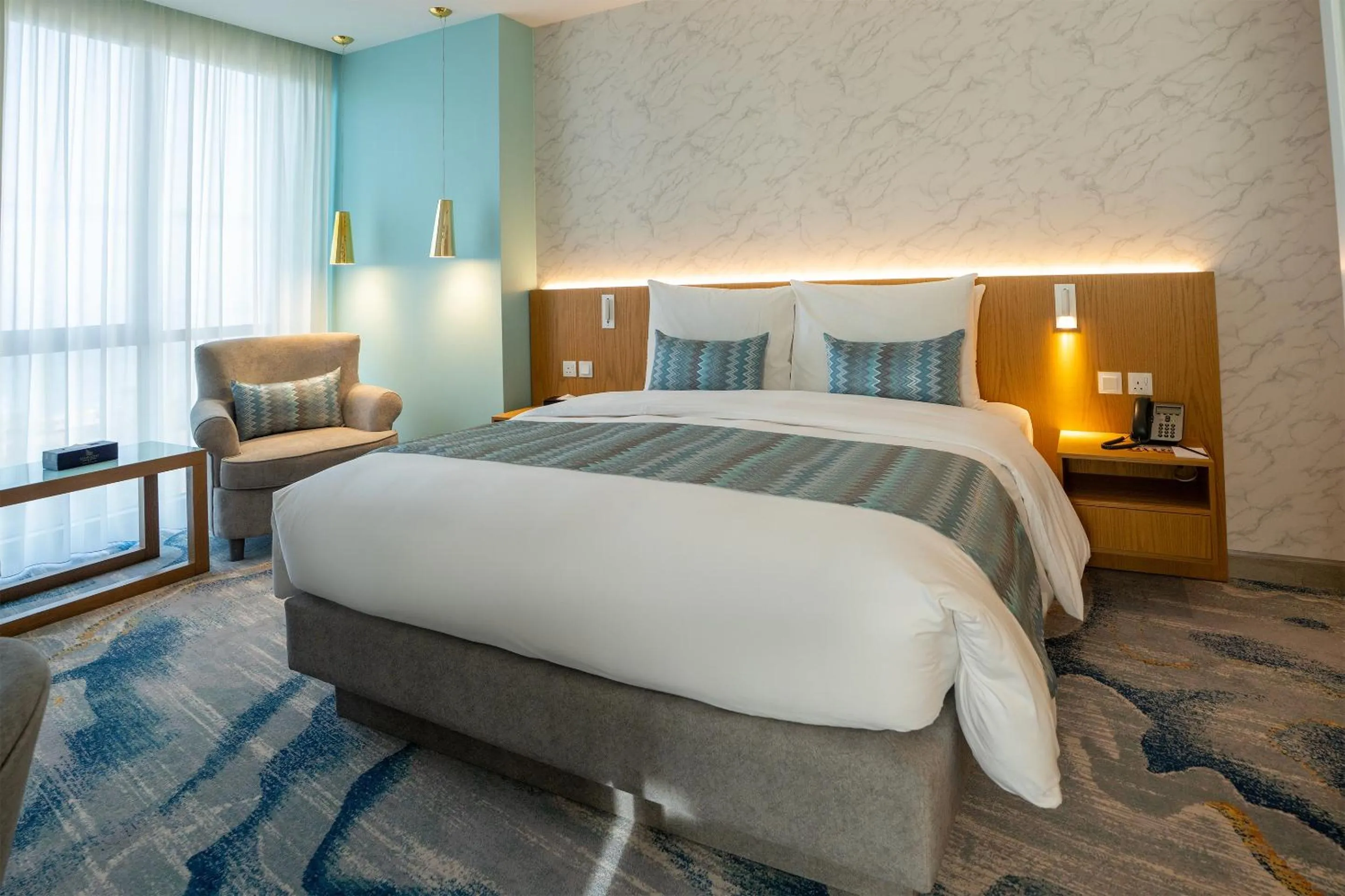 Bedroom, Bed in Symphony Style Hotel Kuwait