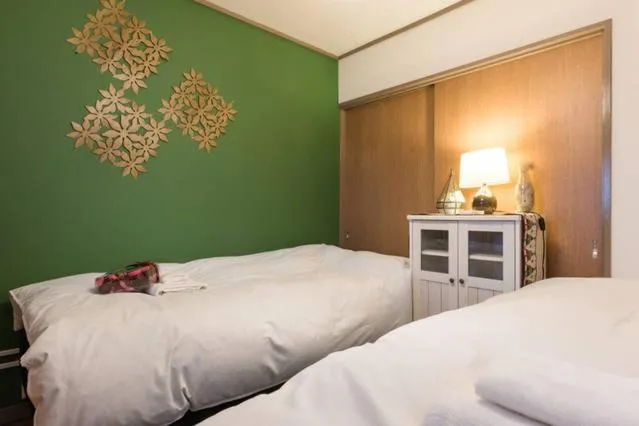 Bed in Ogi-Ohashi Apartment