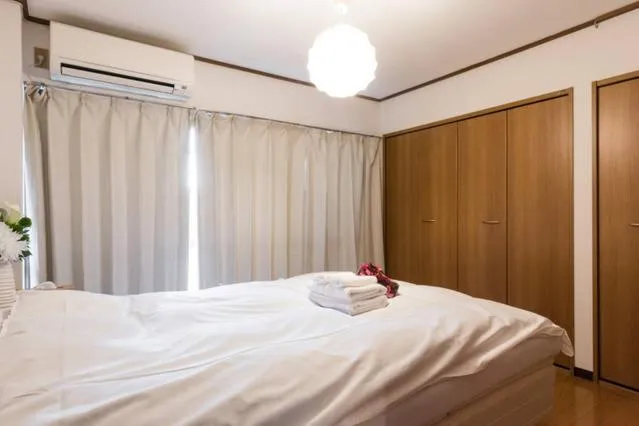 Bed in Ogi-Ohashi Apartment