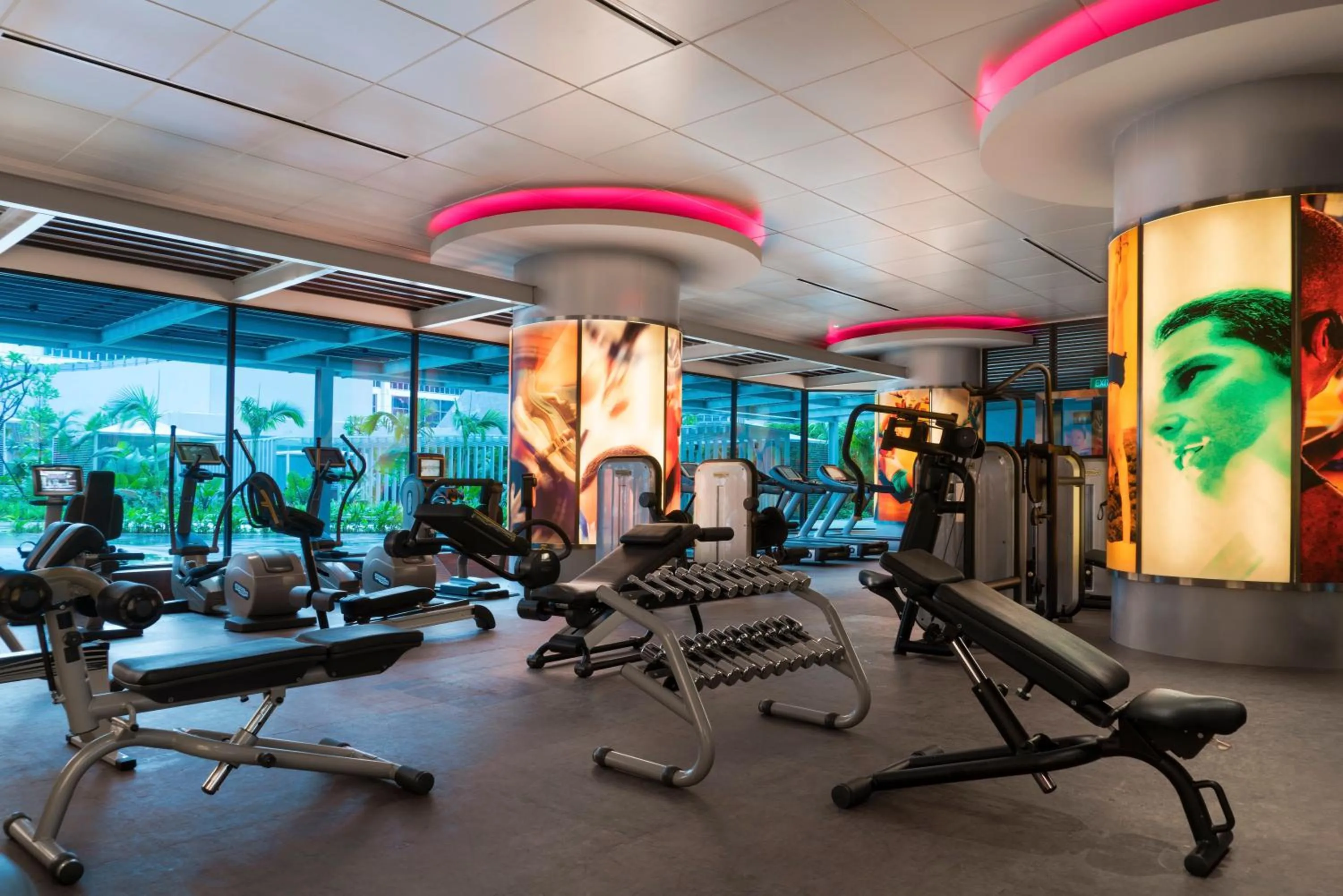 Fitness centre/facilities in Pan Pacific Singapore