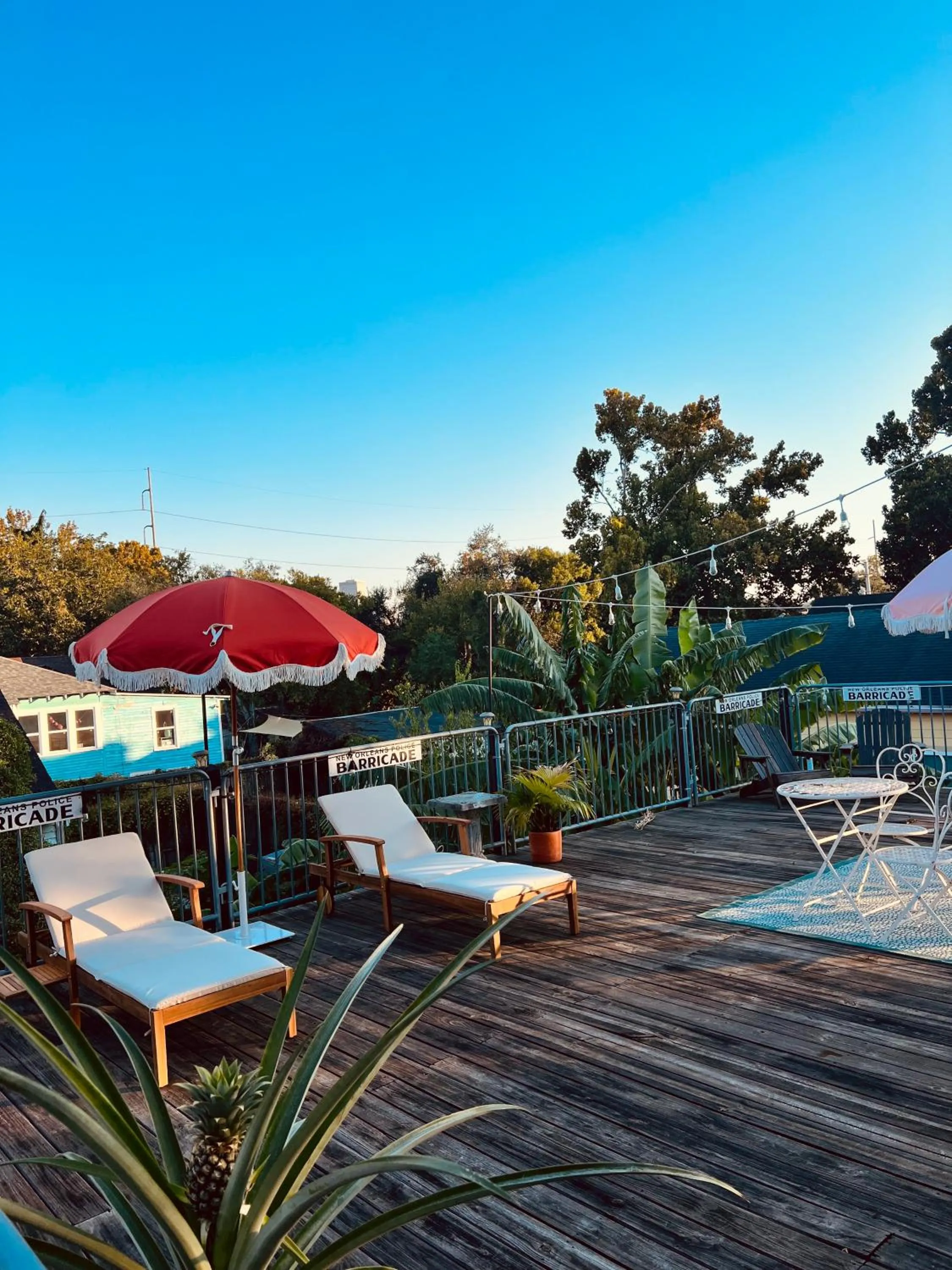 Patio in Inn at the Old Jail