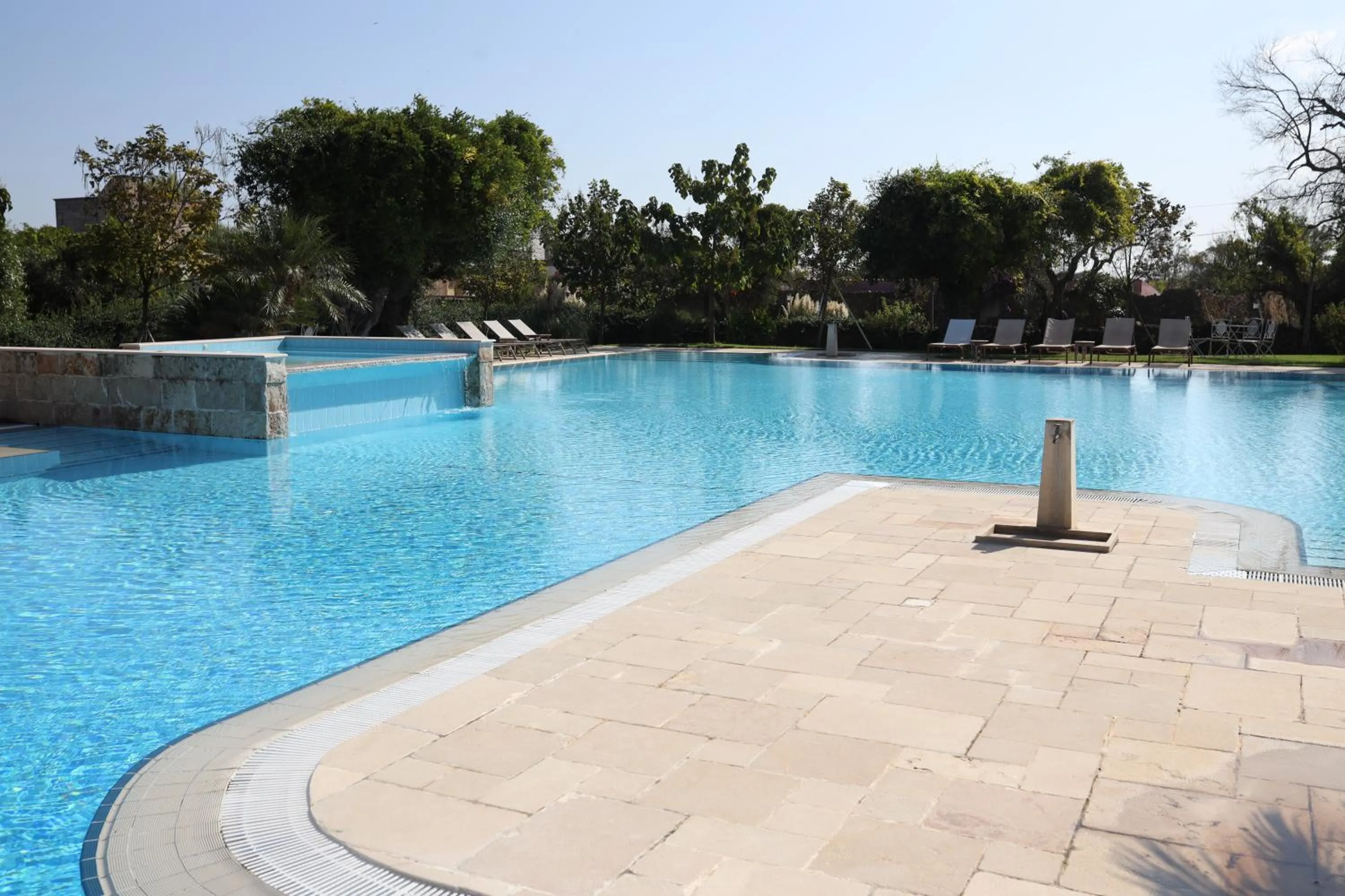 Pool view in Tenuta Monacelli Lecce