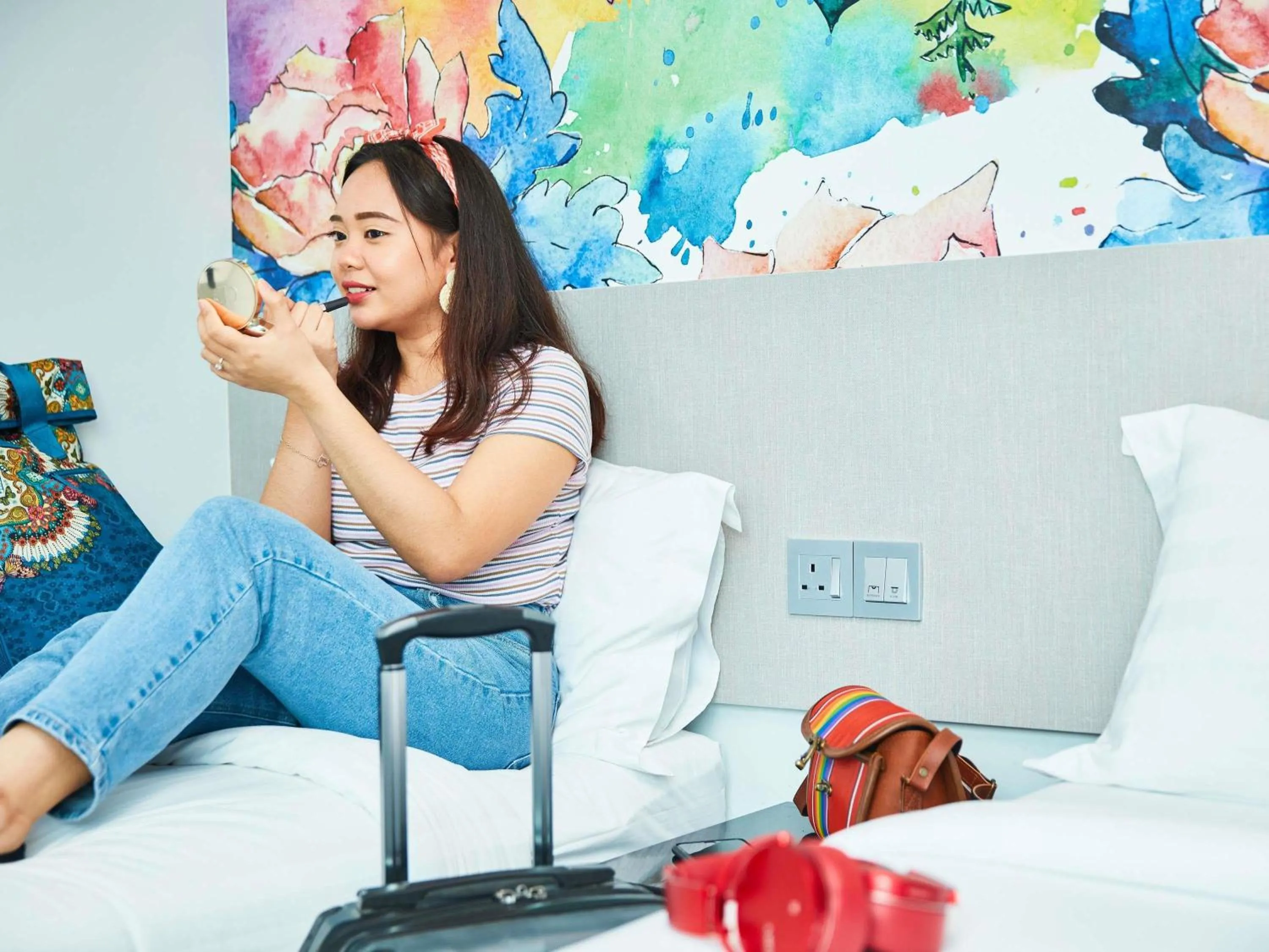 Bedroom in ibis budget Singapore Selegie